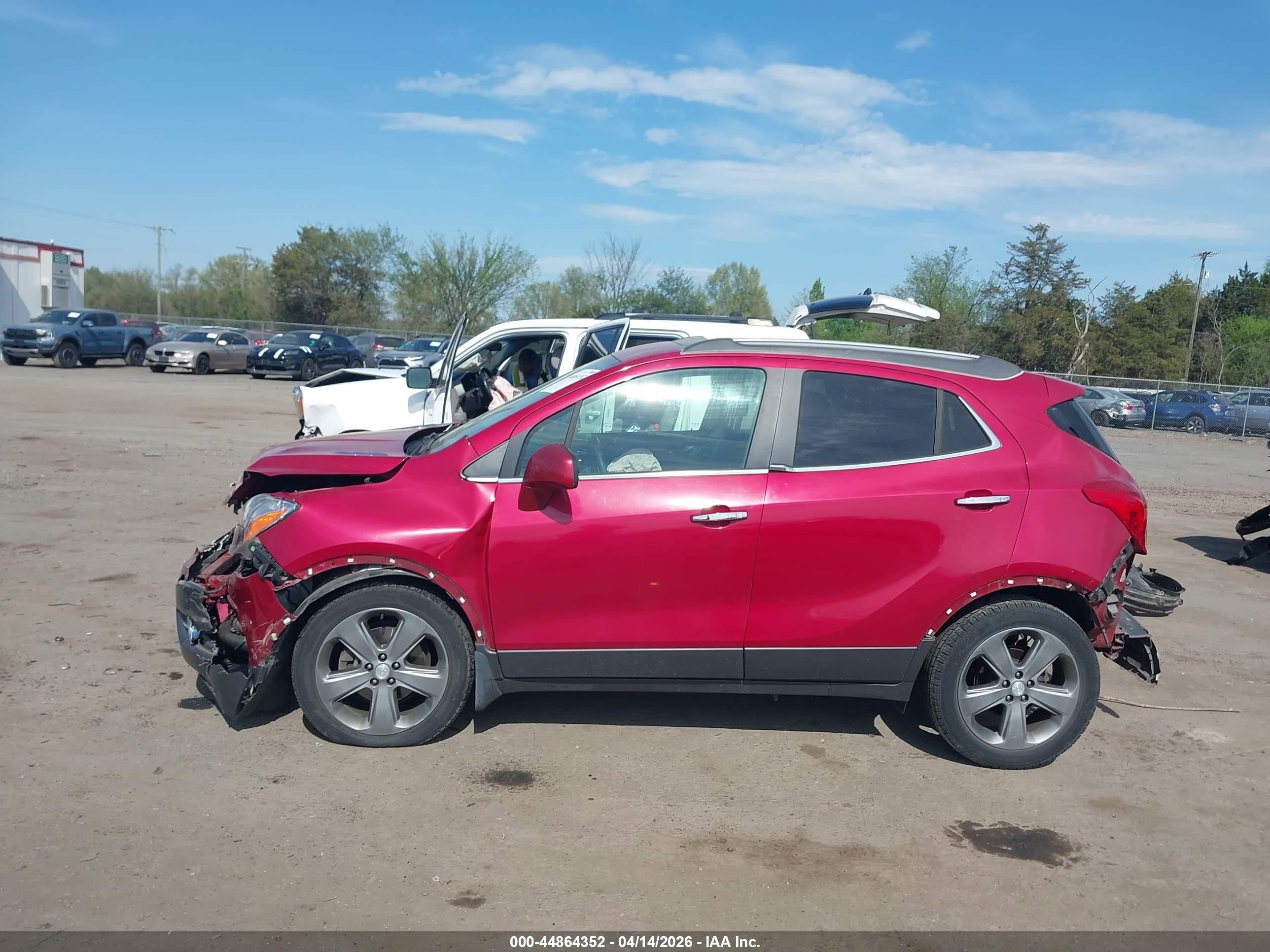 2013 Buick Encore Premium Burgundy vin: KL4CJDSB0DB188782