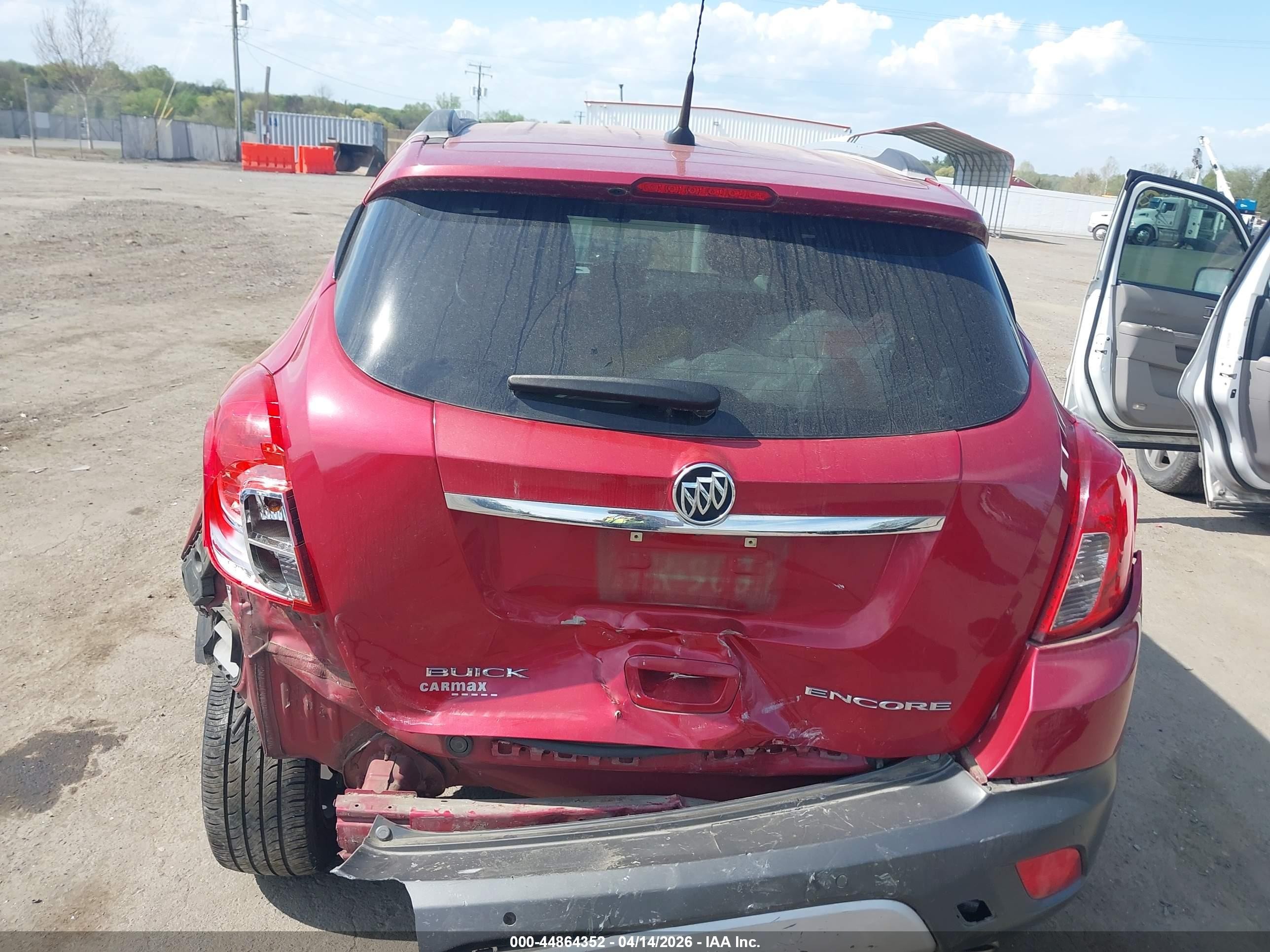 2013 Buick Encore Premium Burgundy vin: KL4CJDSB0DB188782