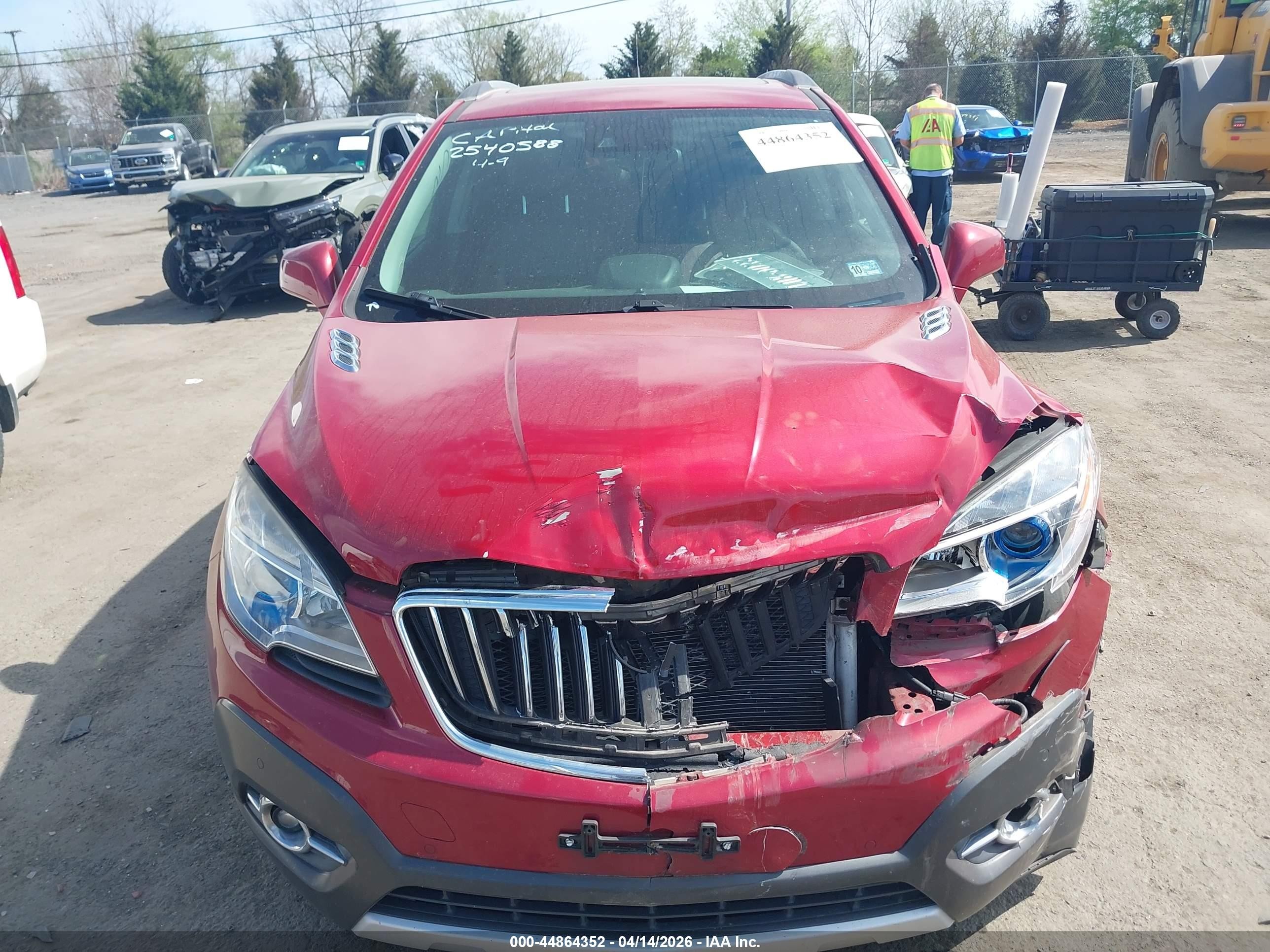 2013 Buick Encore Premium Burgundy vin: KL4CJDSB0DB188782