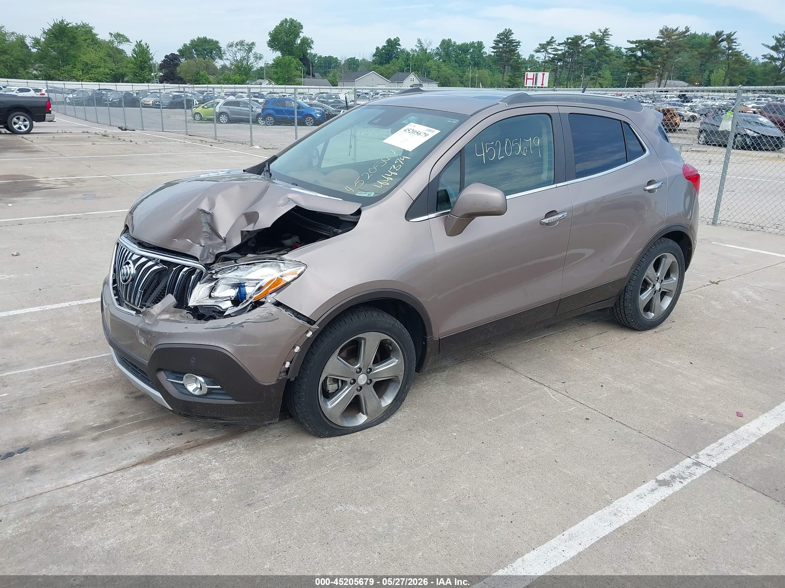 2013 Buick Encore Premium Brown vin: KL4CJDSB0DB200090