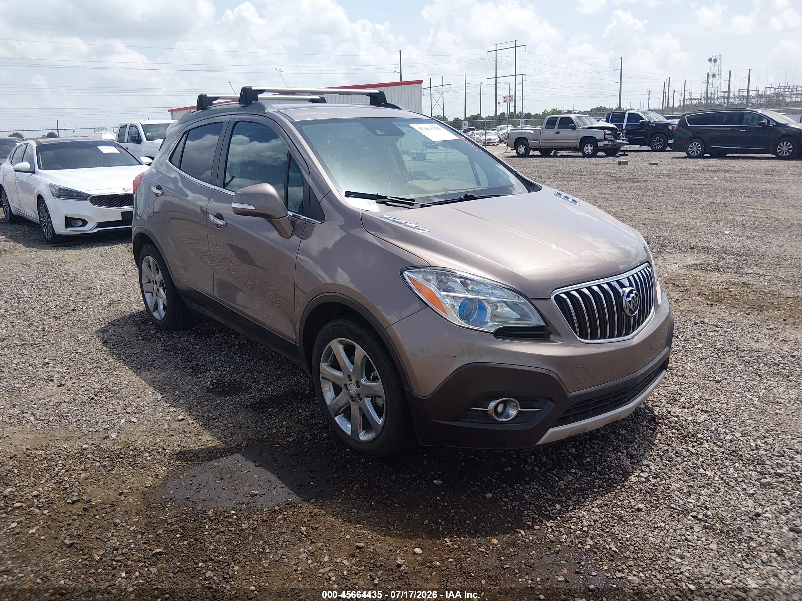 2014 Buick Encore Premium Gray vin: KL4CJDSB0EB537179