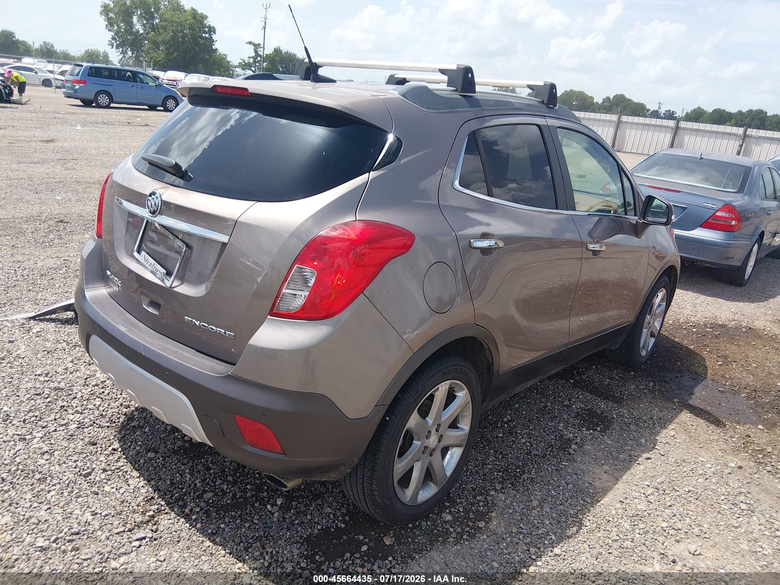 2014 Buick Encore Premium Gray vin: KL4CJDSB0EB537179
