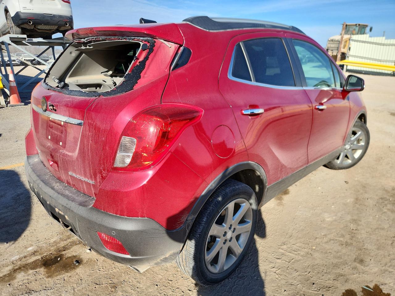 2014 Buick Encore Premium Maroon vin: KL4CJDSB0EB776487