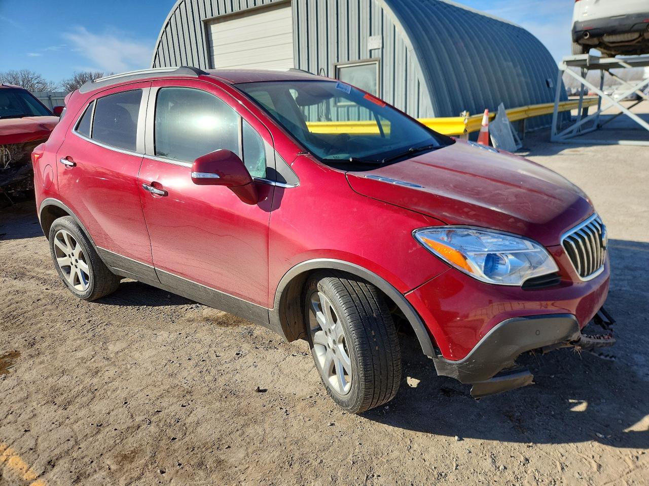 2014 Buick Encore Premium Maroon vin: KL4CJDSB0EB776487