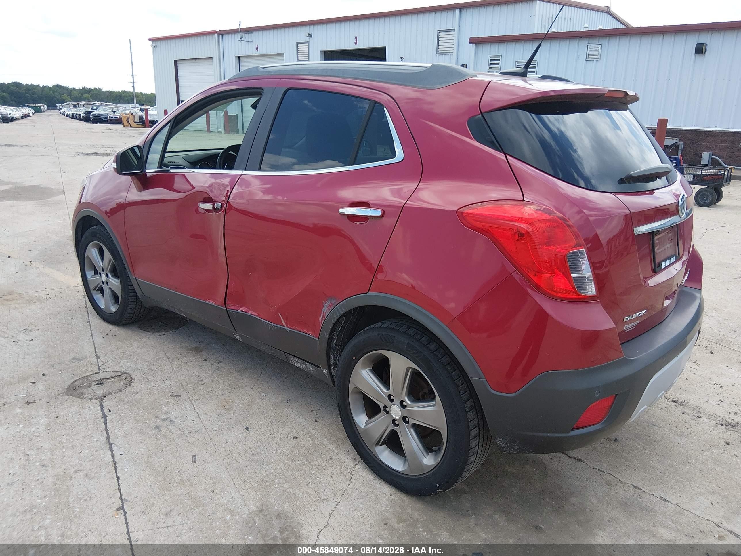 2014 Buick Encore Premium Red vin: KL4CJDSB1EB521461
