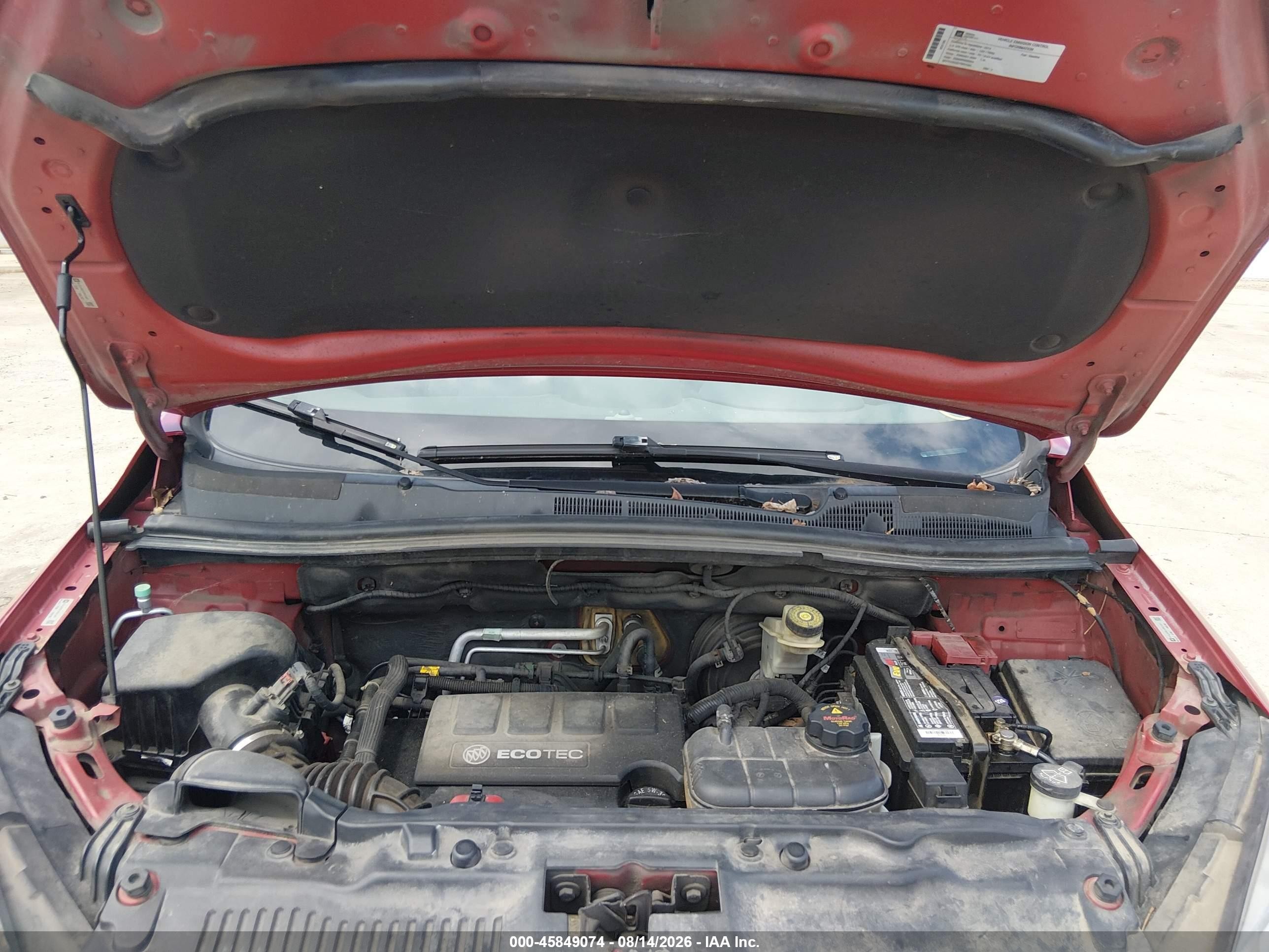 2014 Buick Encore Premium Red vin: KL4CJDSB1EB521461