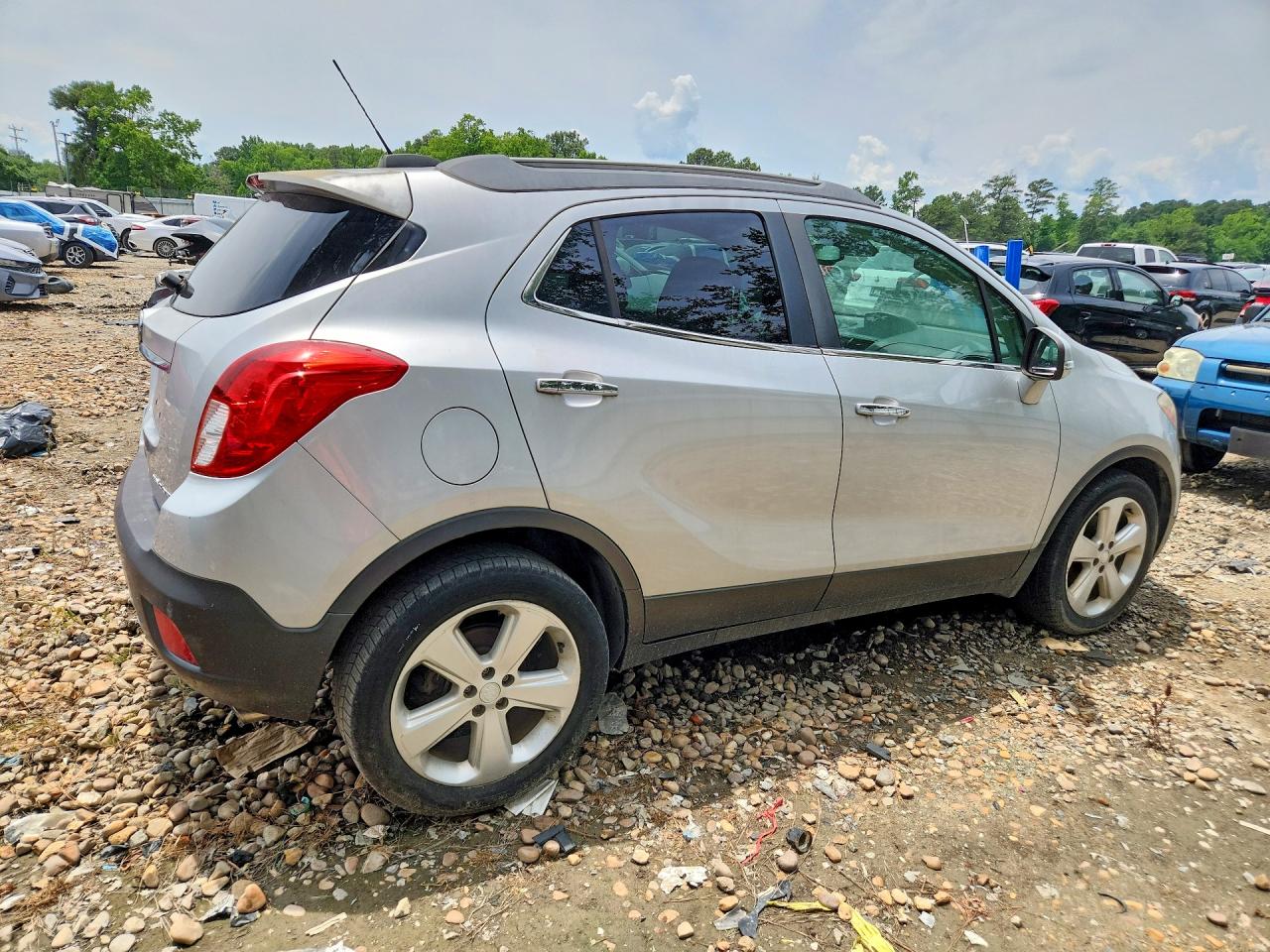 2015 Buick Encore Silver vin: KL4CJDSB1FB081811