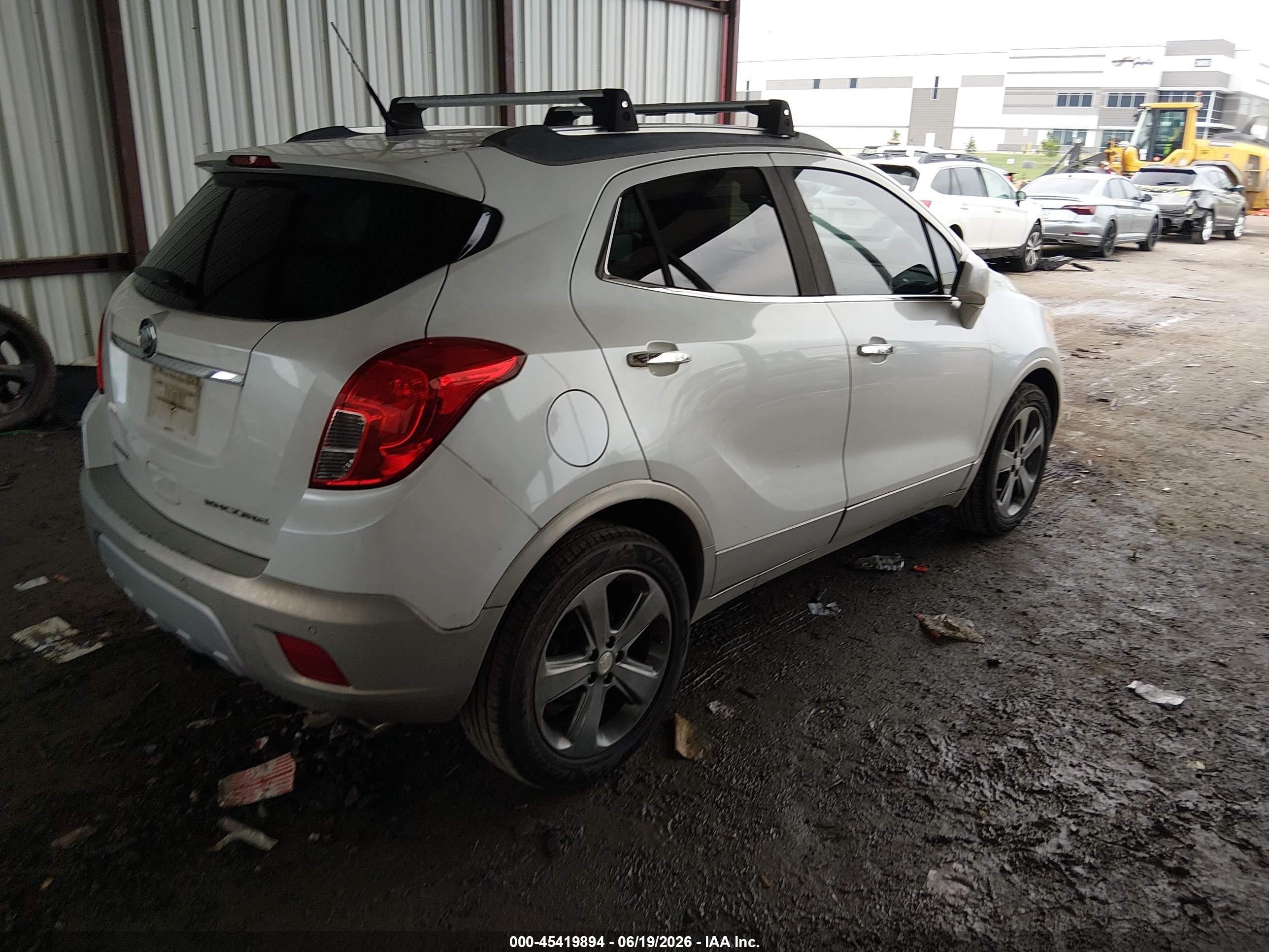 2013 Buick Encore Premium White vin: KL4CJDSB2DB180165