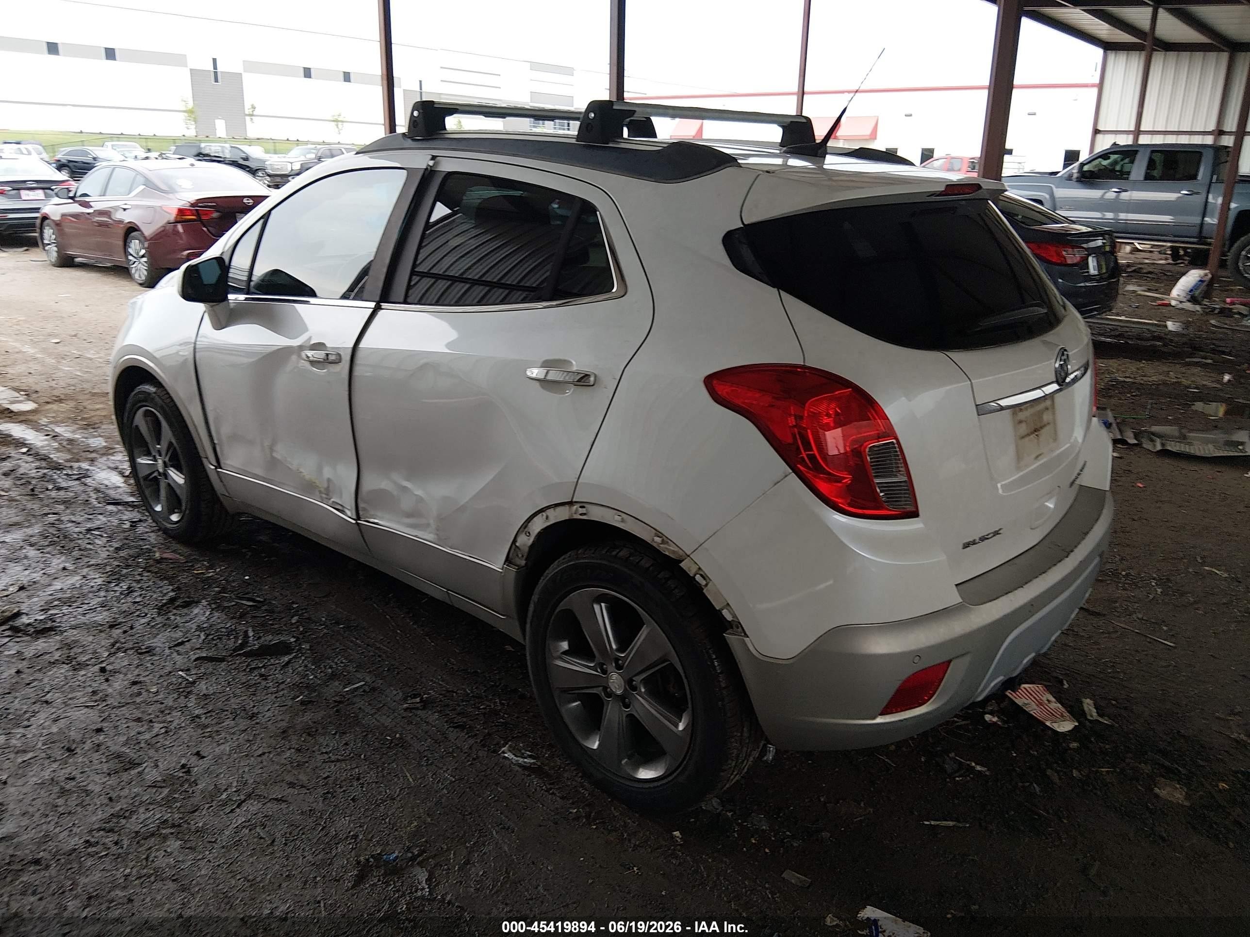 2013 Buick Encore Premium White vin: KL4CJDSB2DB180165