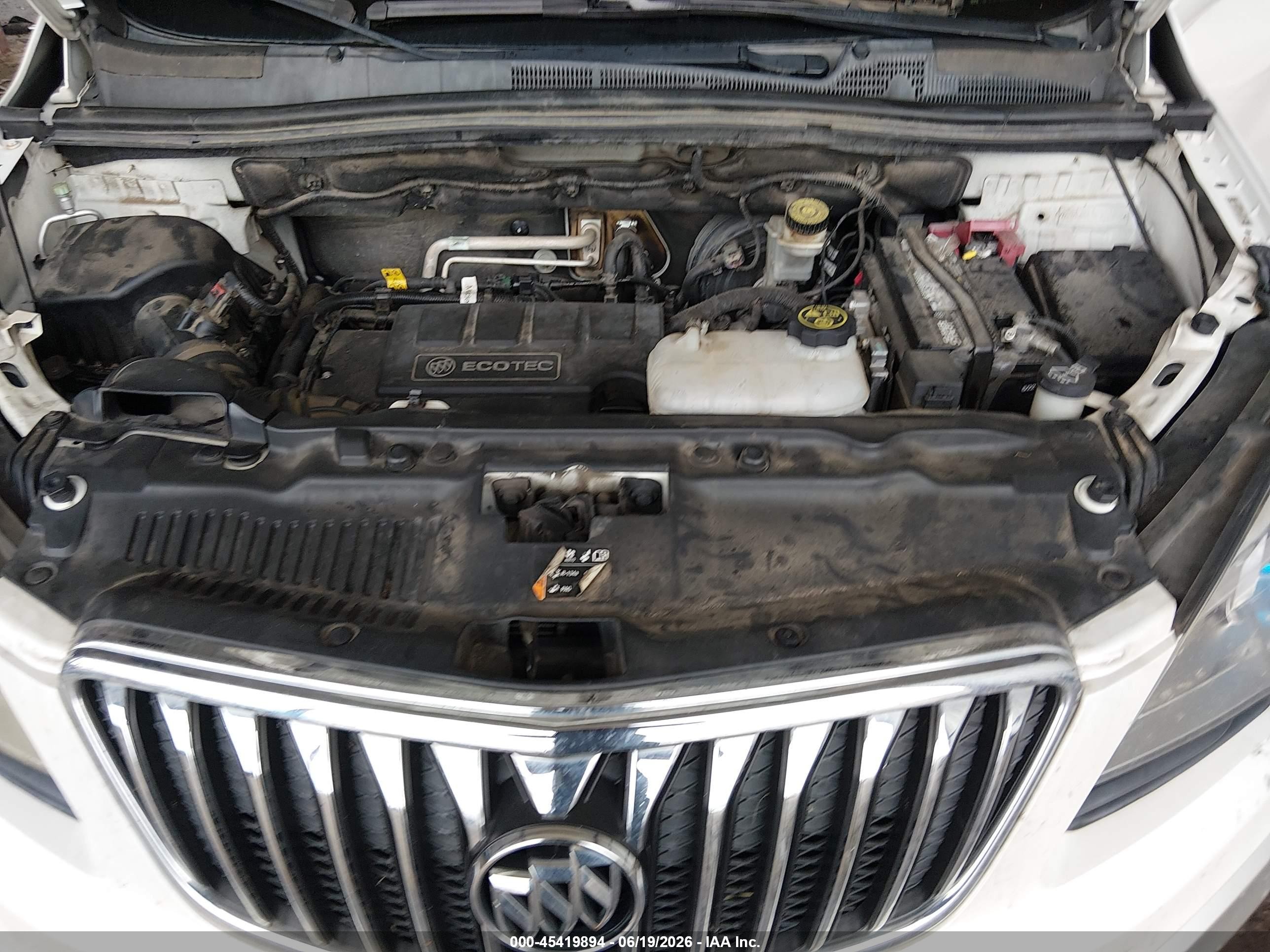 2013 Buick Encore Premium White vin: KL4CJDSB2DB180165