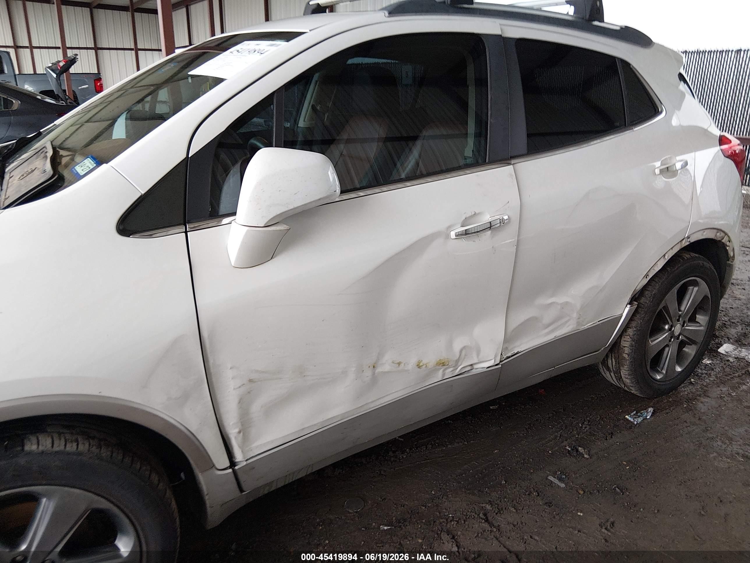 2013 Buick Encore Premium White vin: KL4CJDSB2DB180165