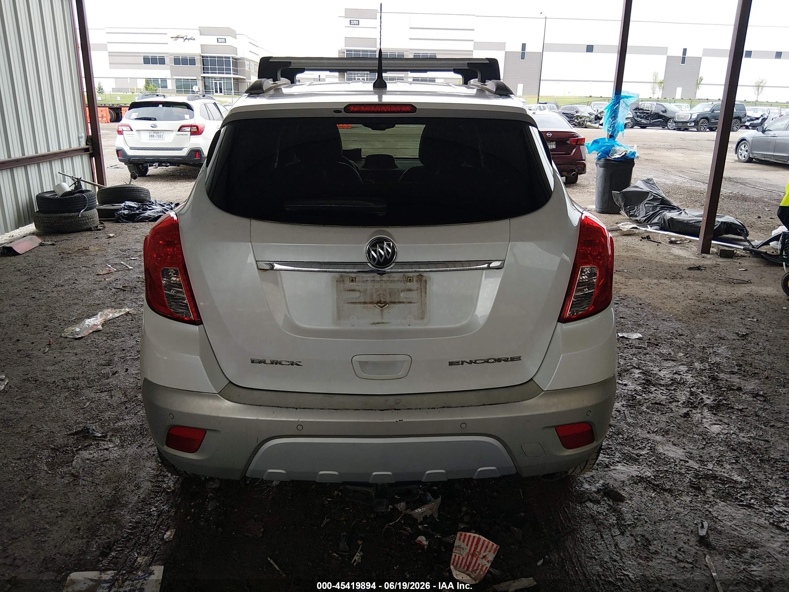 2013 Buick Encore Premium White vin: KL4CJDSB2DB180165