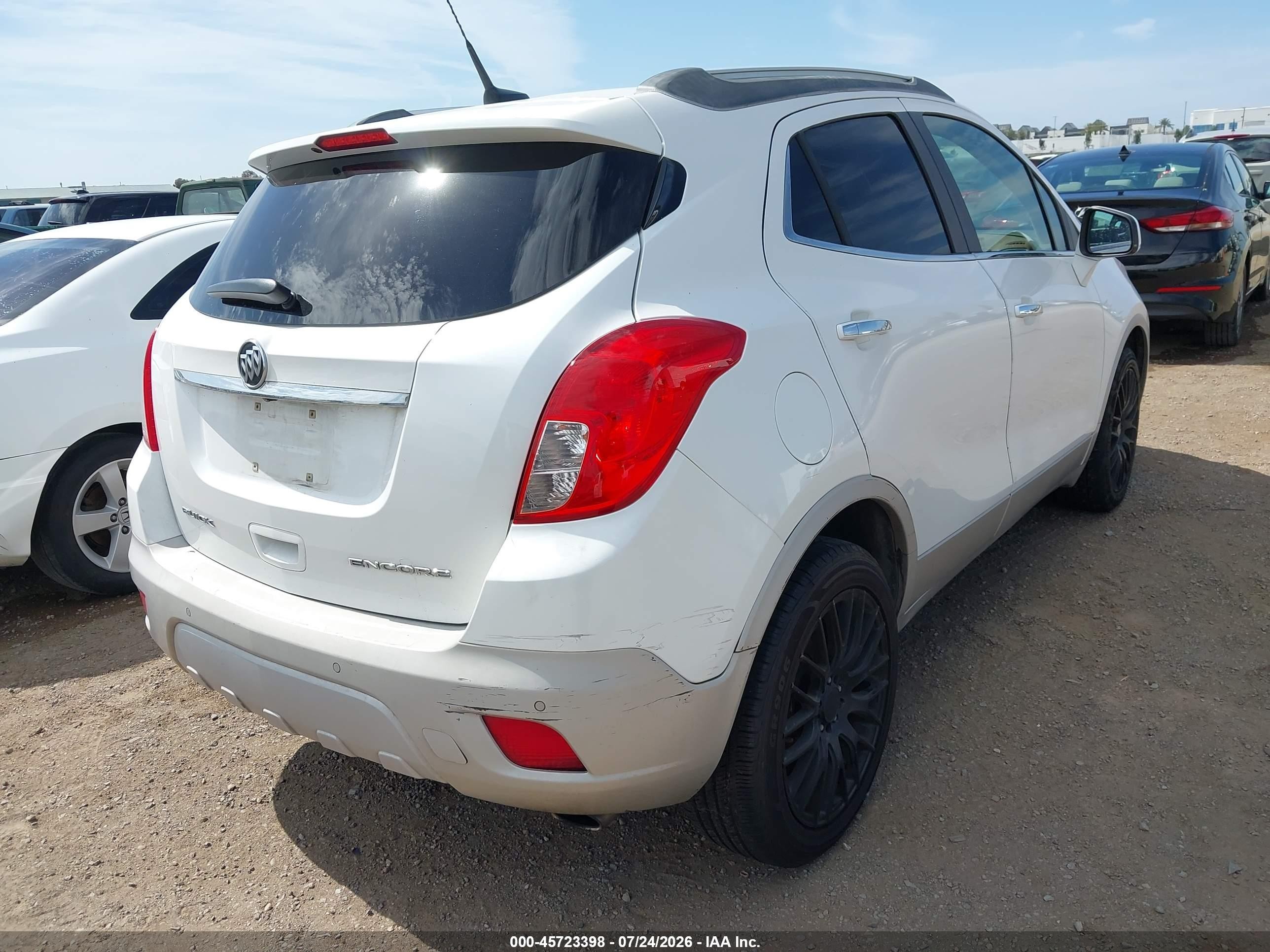 2013 Buick Encore Premium White vin: KL4CJDSB3DB113395