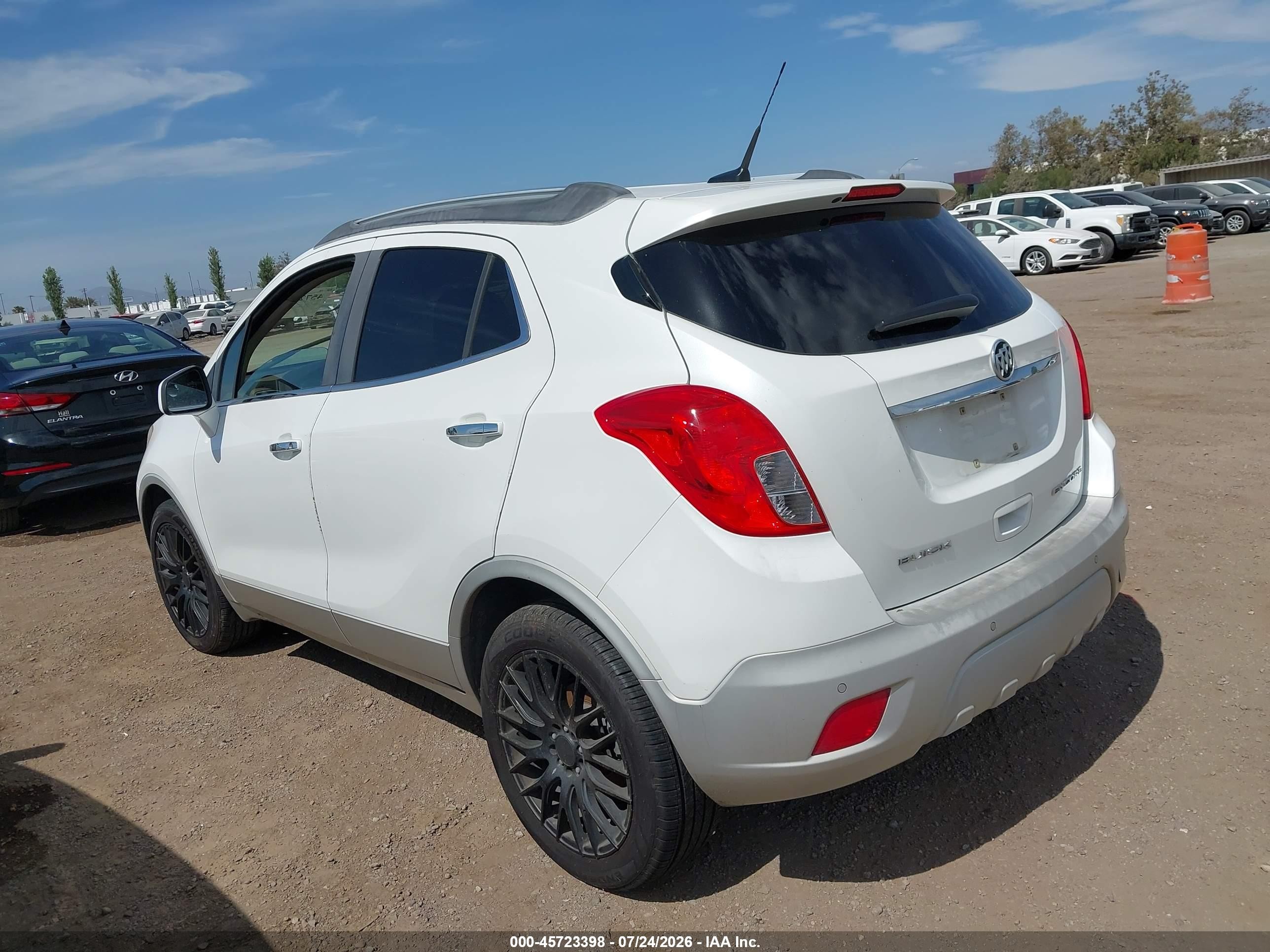 2013 Buick Encore Premium White vin: KL4CJDSB3DB113395