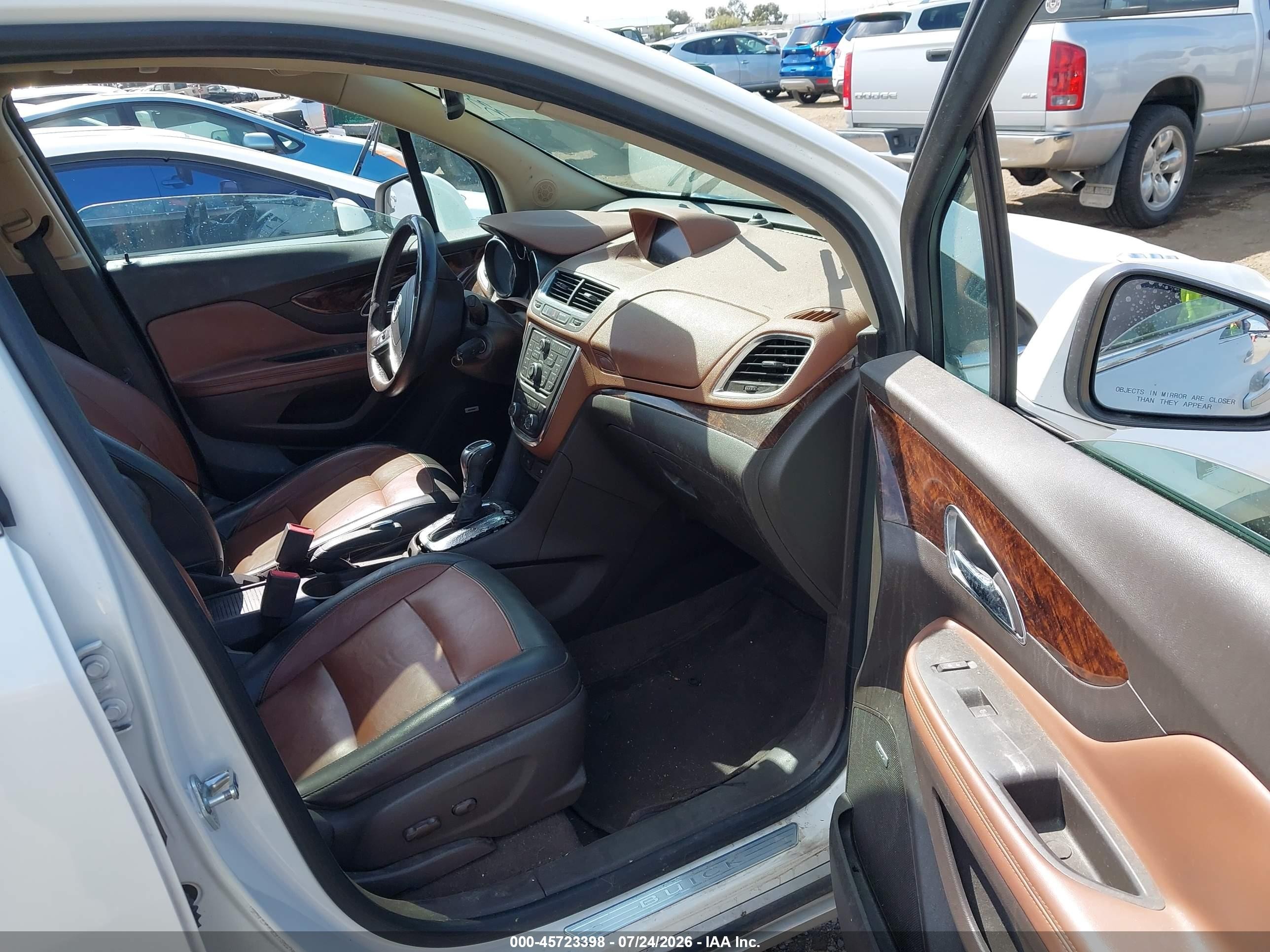 2013 Buick Encore Premium White vin: KL4CJDSB3DB113395