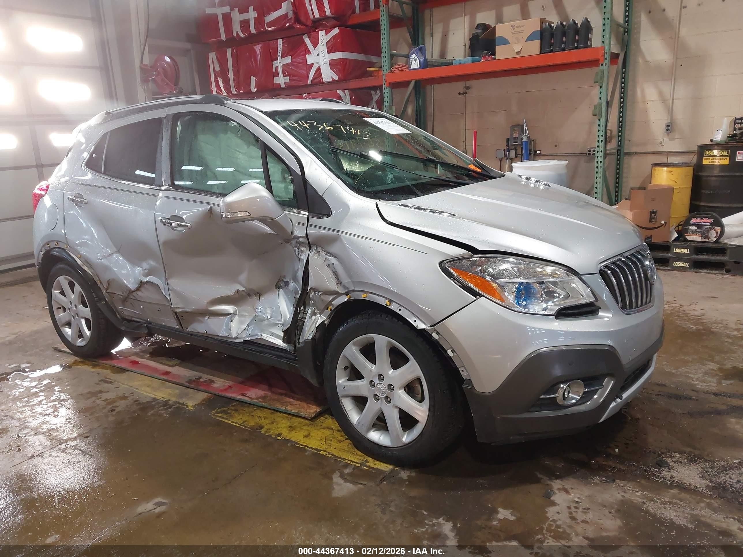 2015 Buick Encore Premium Gray vin: KL4CJDSB3FB156220