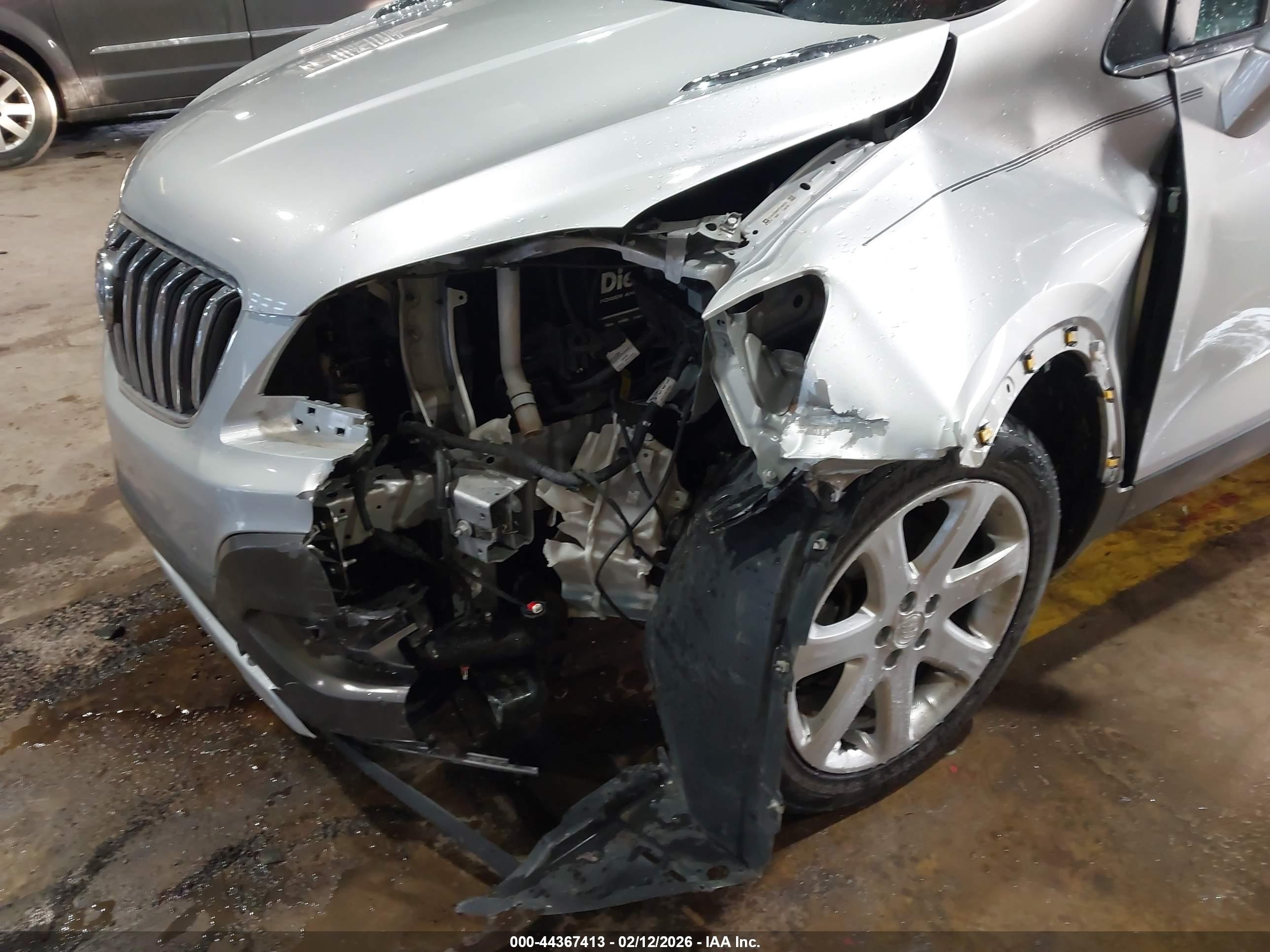 2015 Buick Encore Premium Gray vin: KL4CJDSB3FB156220