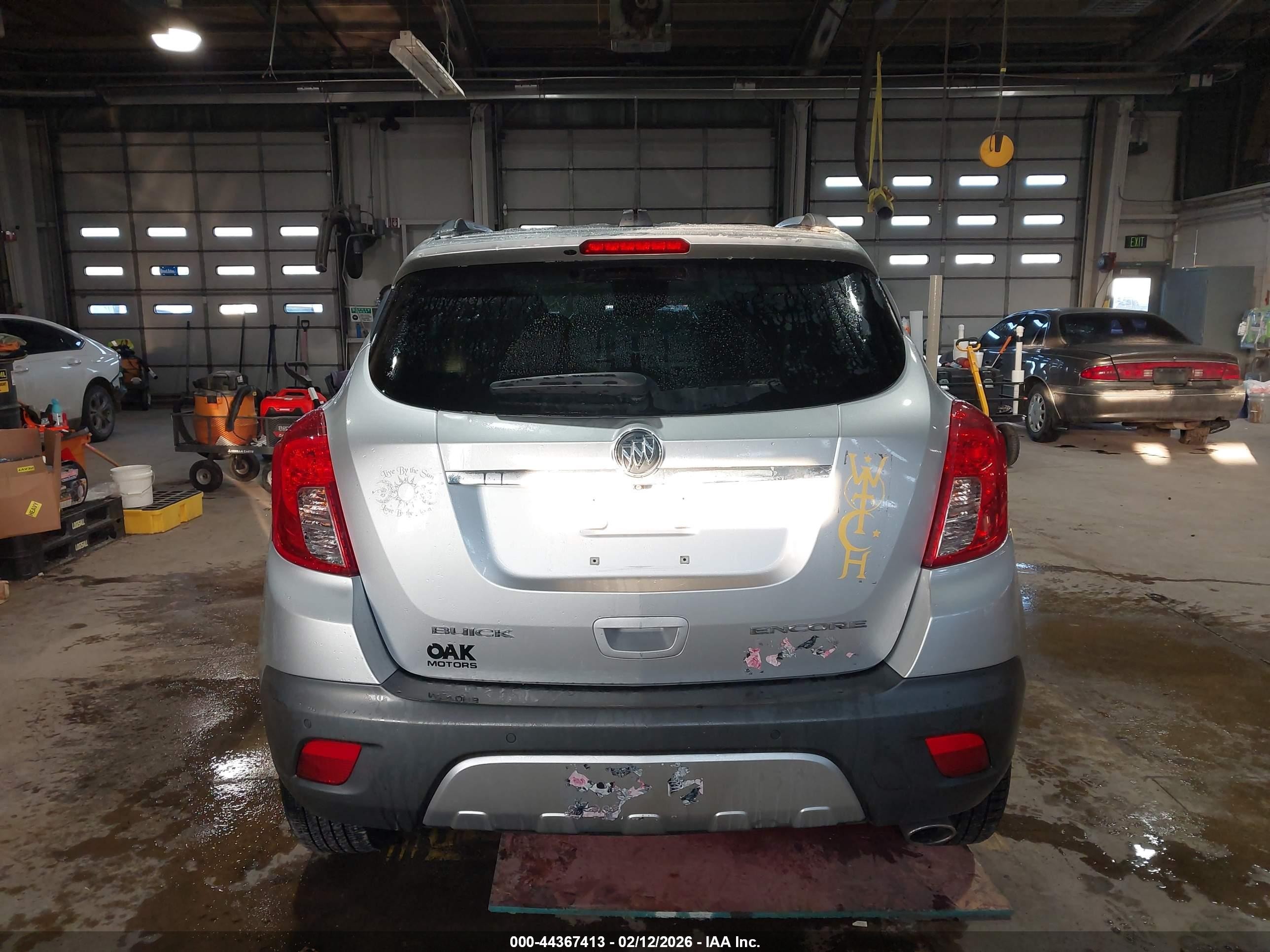 2015 Buick Encore Premium Gray vin: KL4CJDSB3FB156220