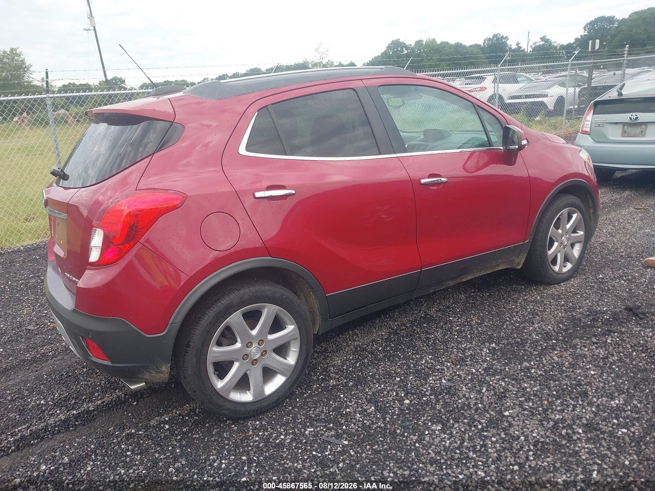 2015 Buick Encore Premium Красный vin: KL4CJDSB3FB249724