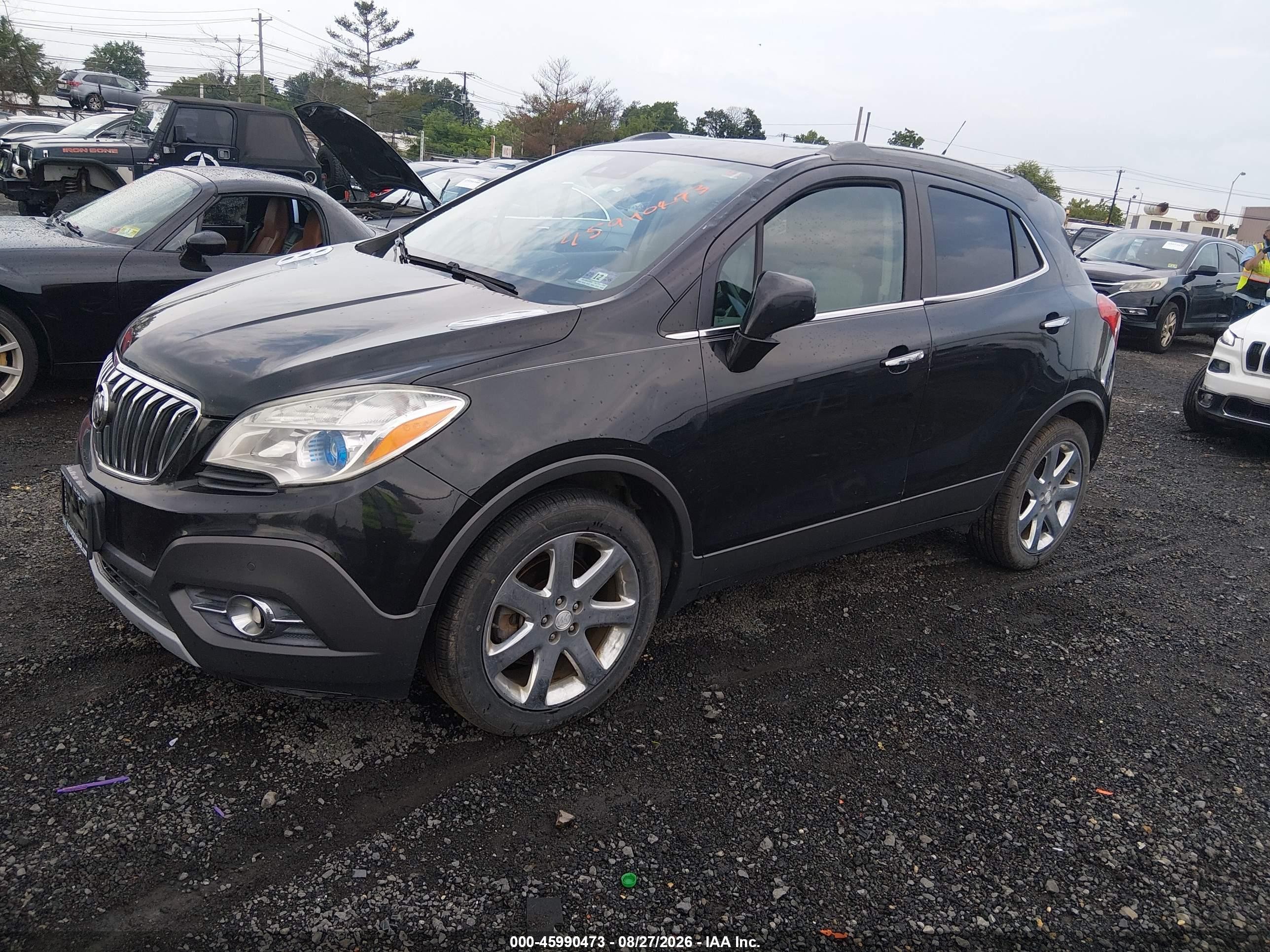 2013 Buick Encore Premium Black vin: KL4CJDSB4DB110098