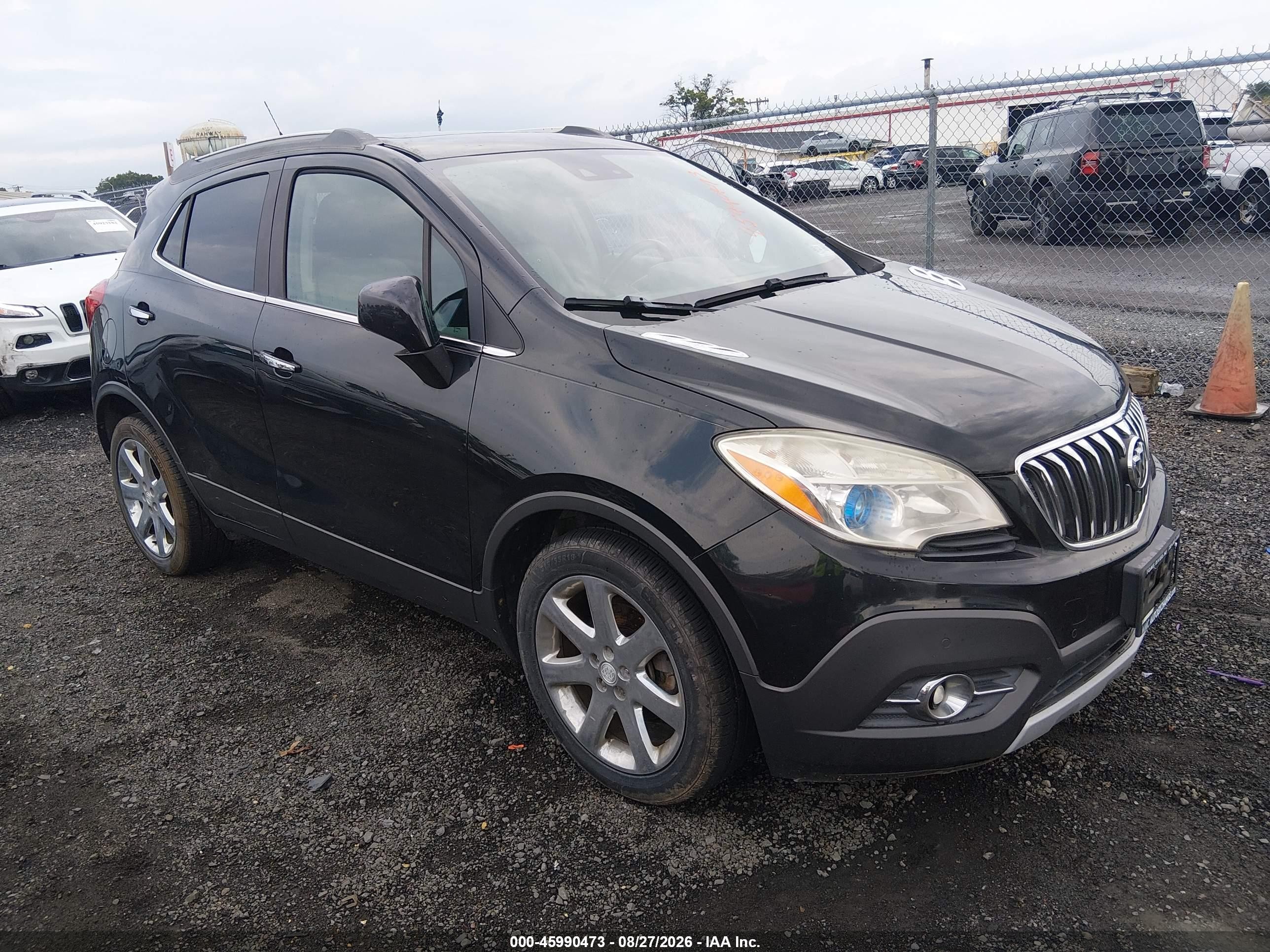 2013 Buick Encore Premium Черный vin: KL4CJDSB4DB110098
