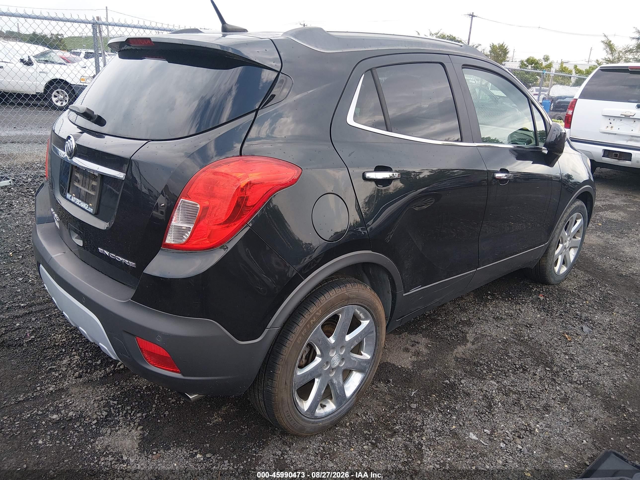 2013 Buick Encore Premium Black vin: KL4CJDSB4DB110098