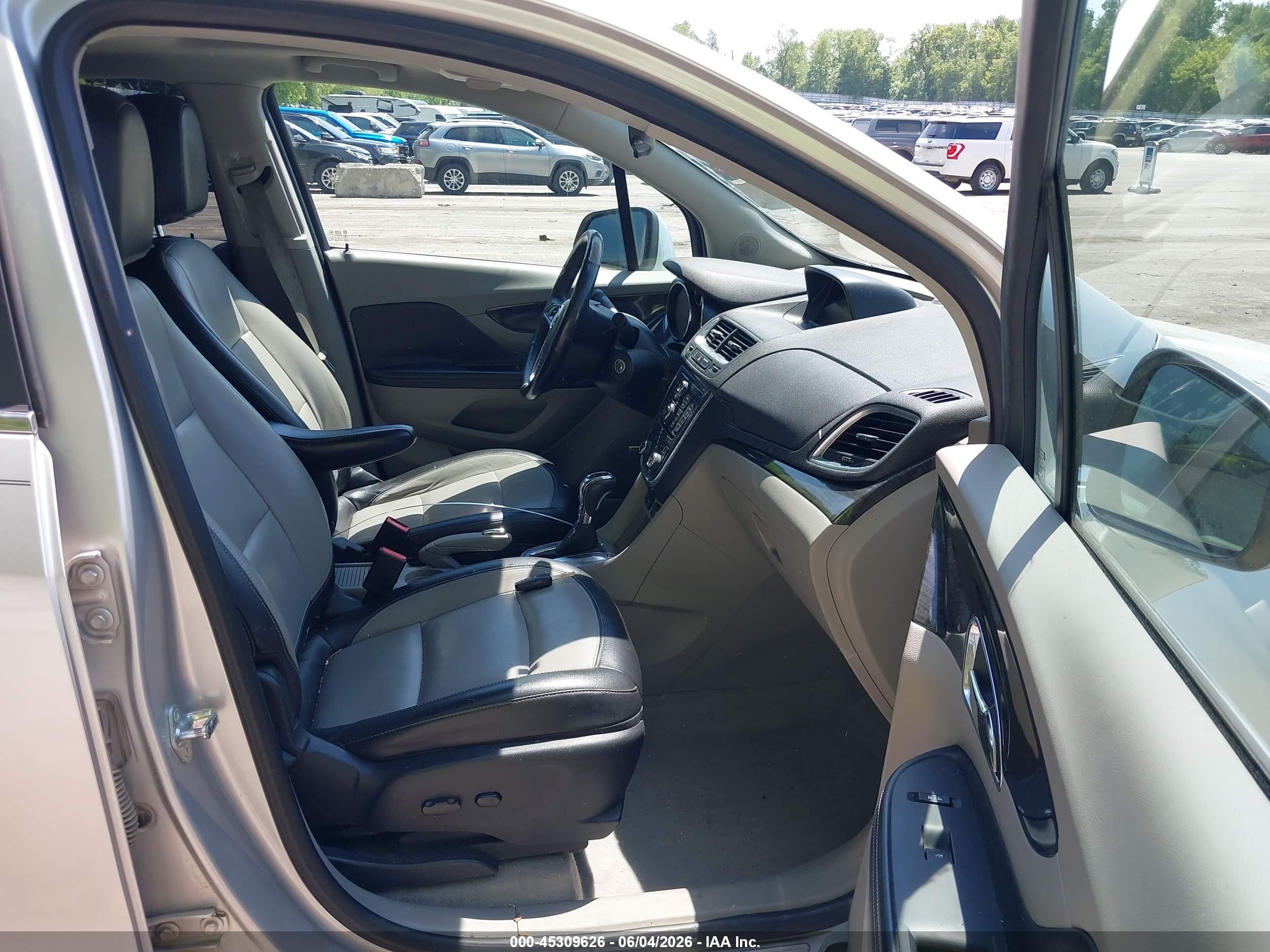 2014 Buick Encore Premium Silver vin: KL4CJDSB4EB553286