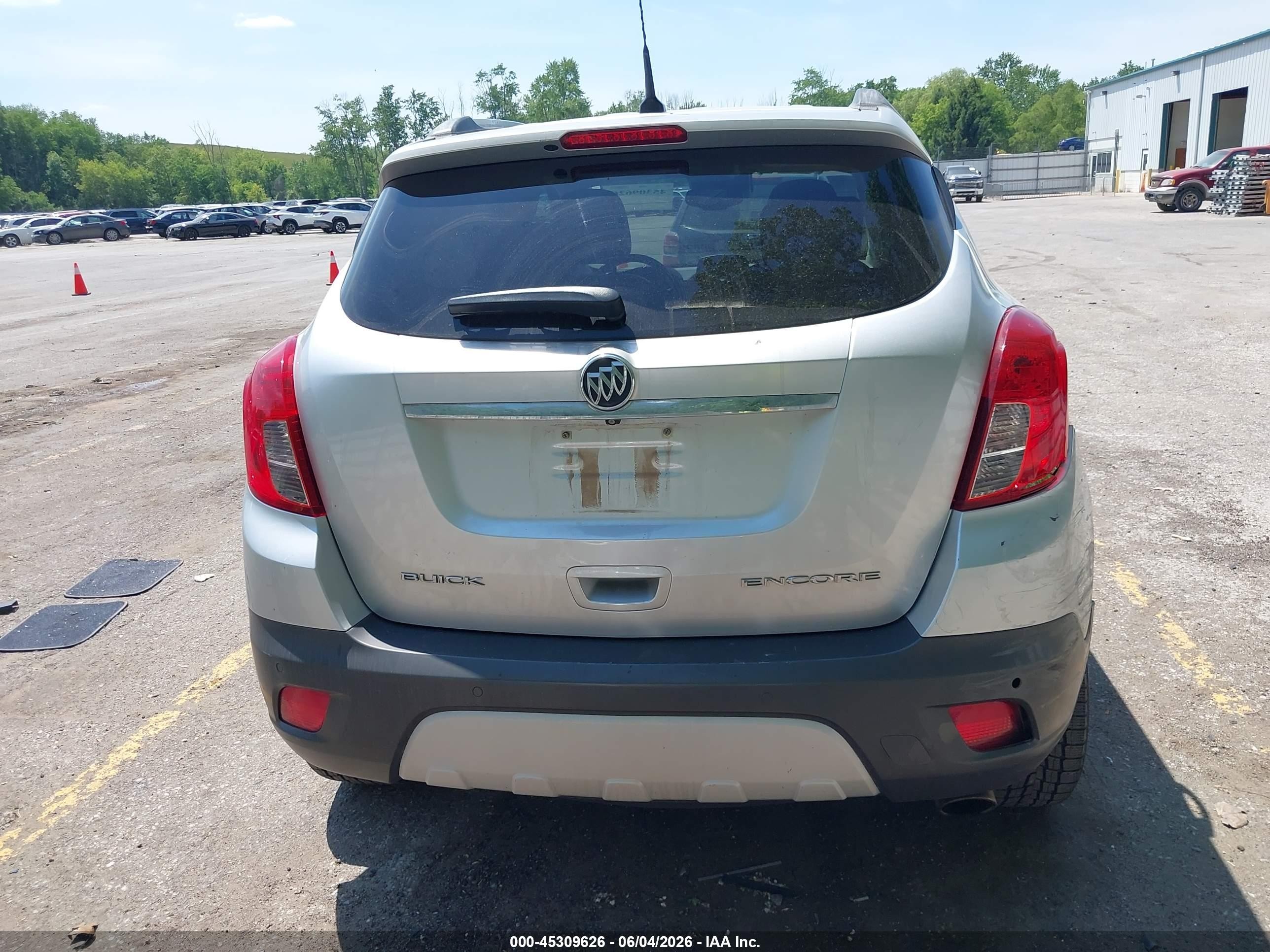 2014 Buick Encore Premium Silver vin: KL4CJDSB4EB553286