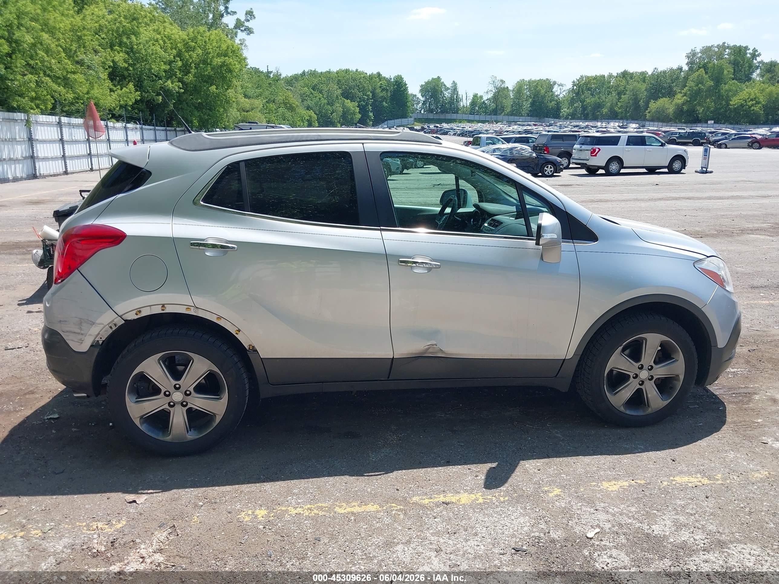 2014 Buick Encore Premium Silver vin: KL4CJDSB4EB553286