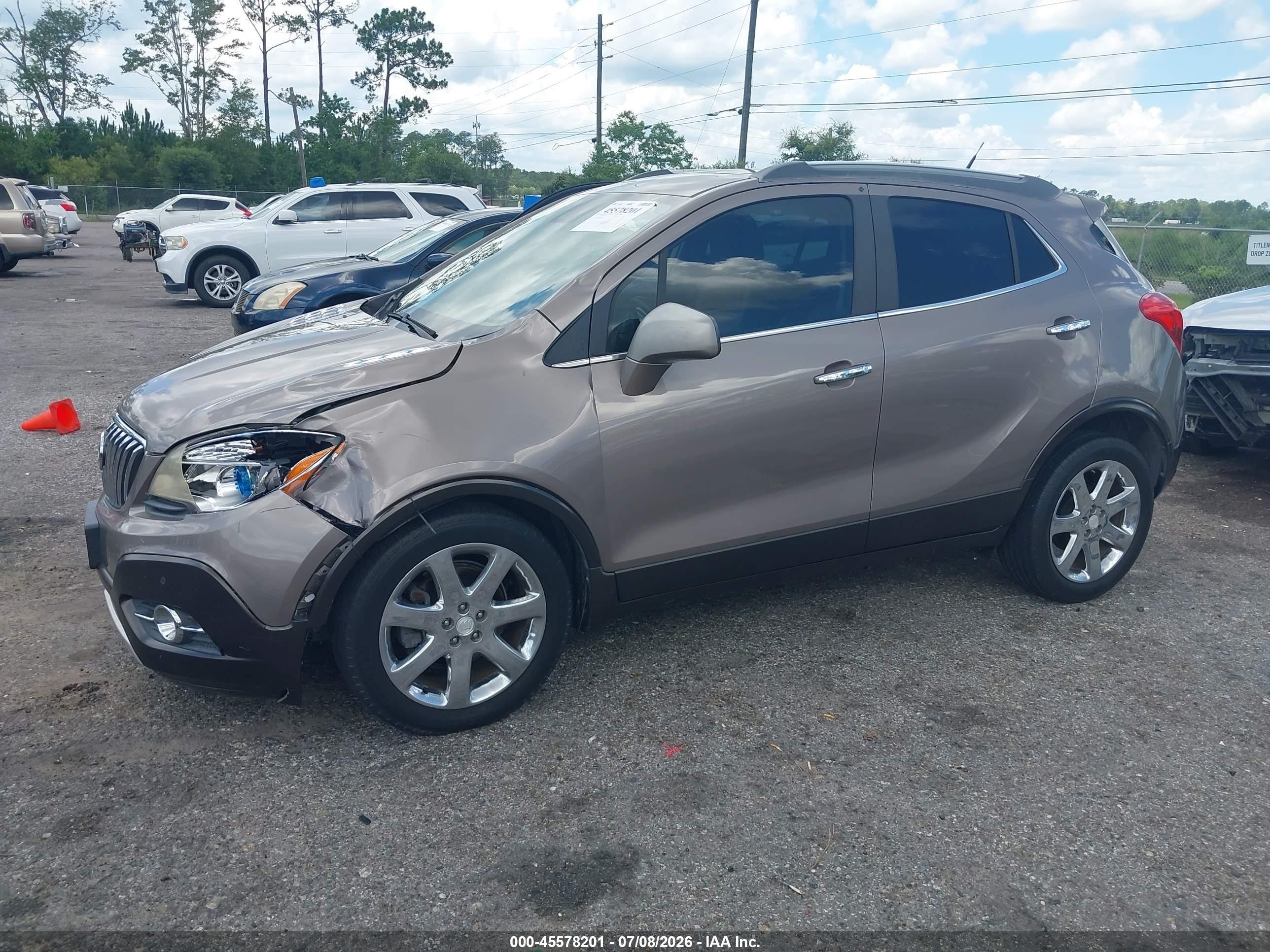 2013 Buick Encore Premium Champagne vin: KL4CJDSB5DB144602