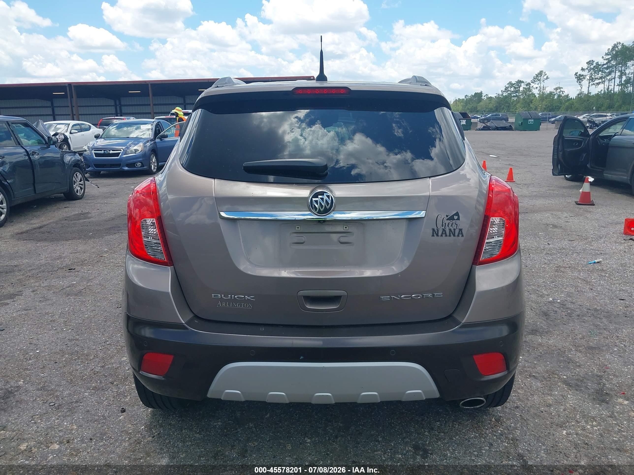 2013 Buick Encore Premium Champagne vin: KL4CJDSB5DB144602