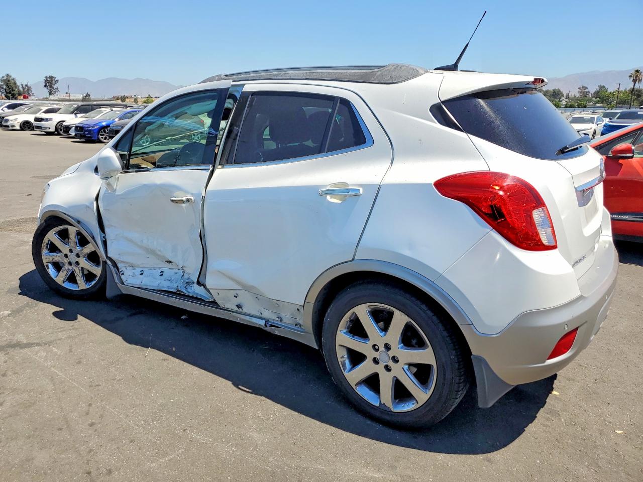 2013 Buick Encore White vin: KL4CJDSB5DB183335
