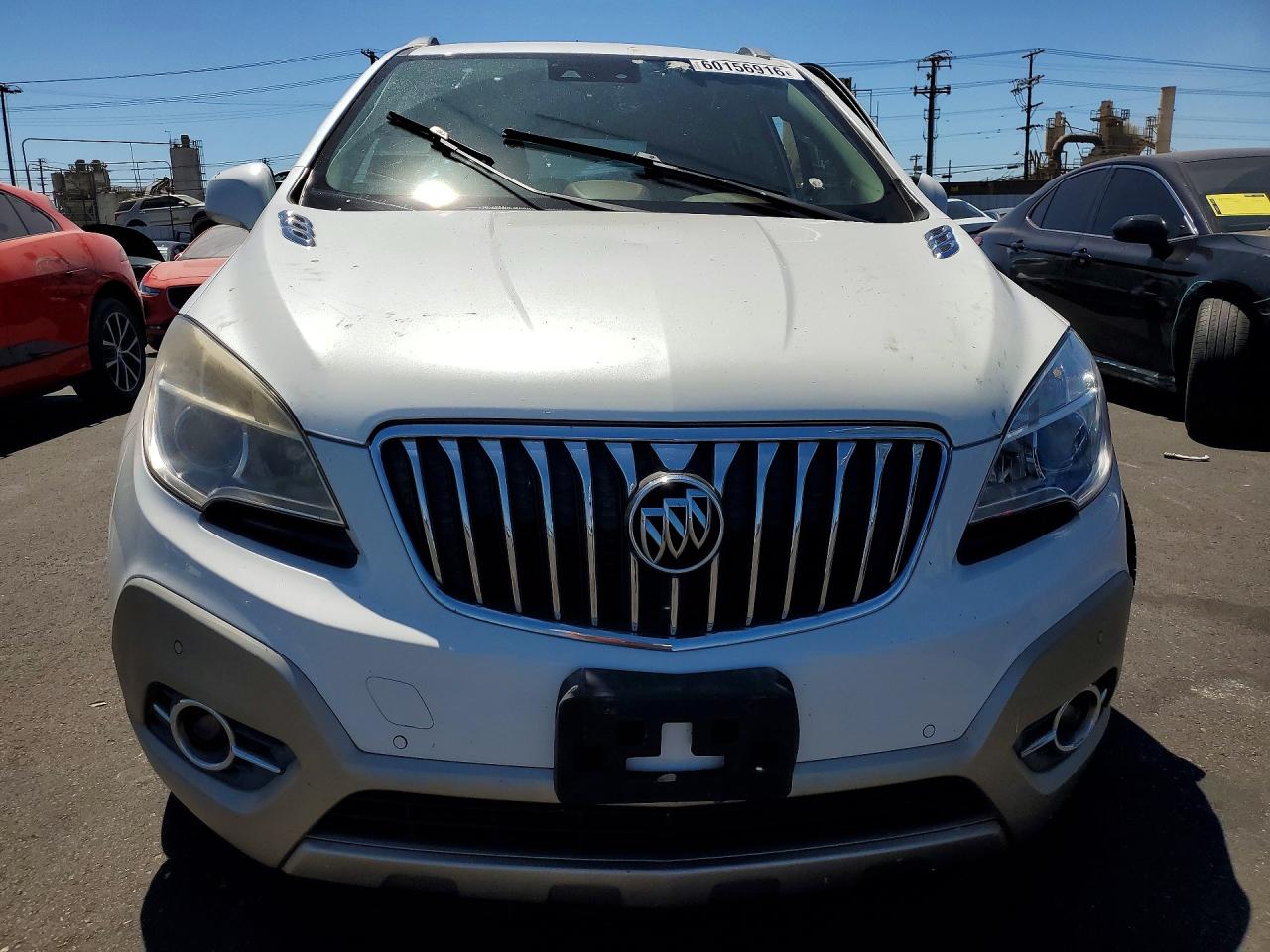 2013 Buick Encore White vin: KL4CJDSB5DB183335