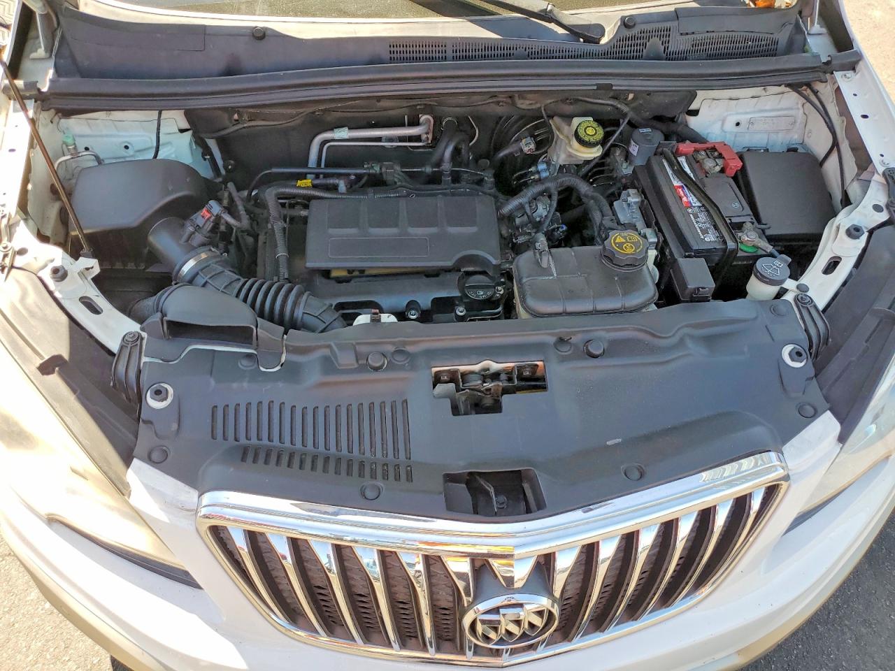 2013 Buick Encore White vin: KL4CJDSB5DB183335