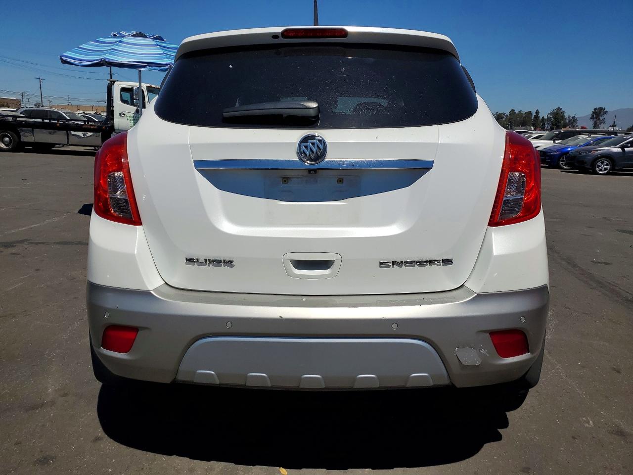 2013 Buick Encore White vin: KL4CJDSB5DB183335