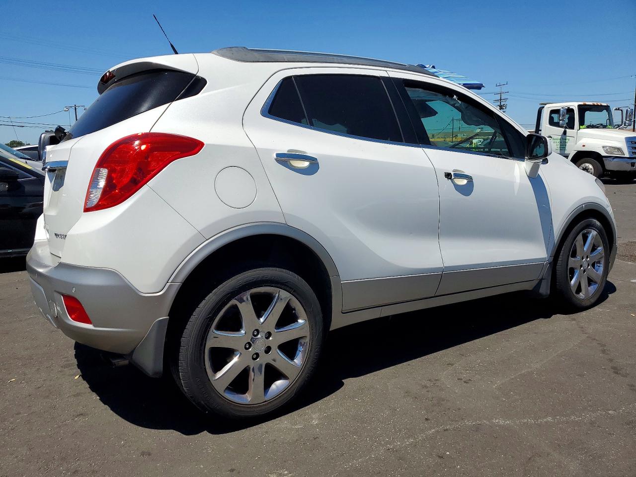 2013 Buick Encore White vin: KL4CJDSB5DB183335