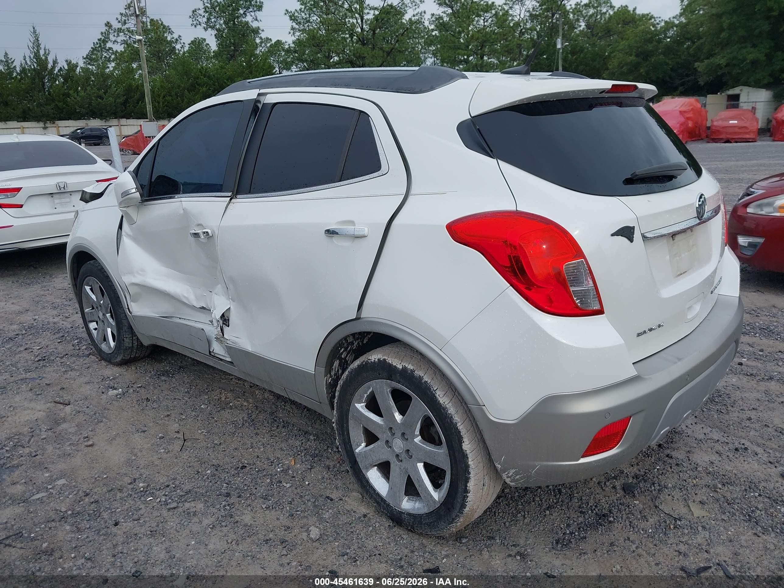 2014 Buick Encore Premium White vin: KL4CJDSB5EB652876