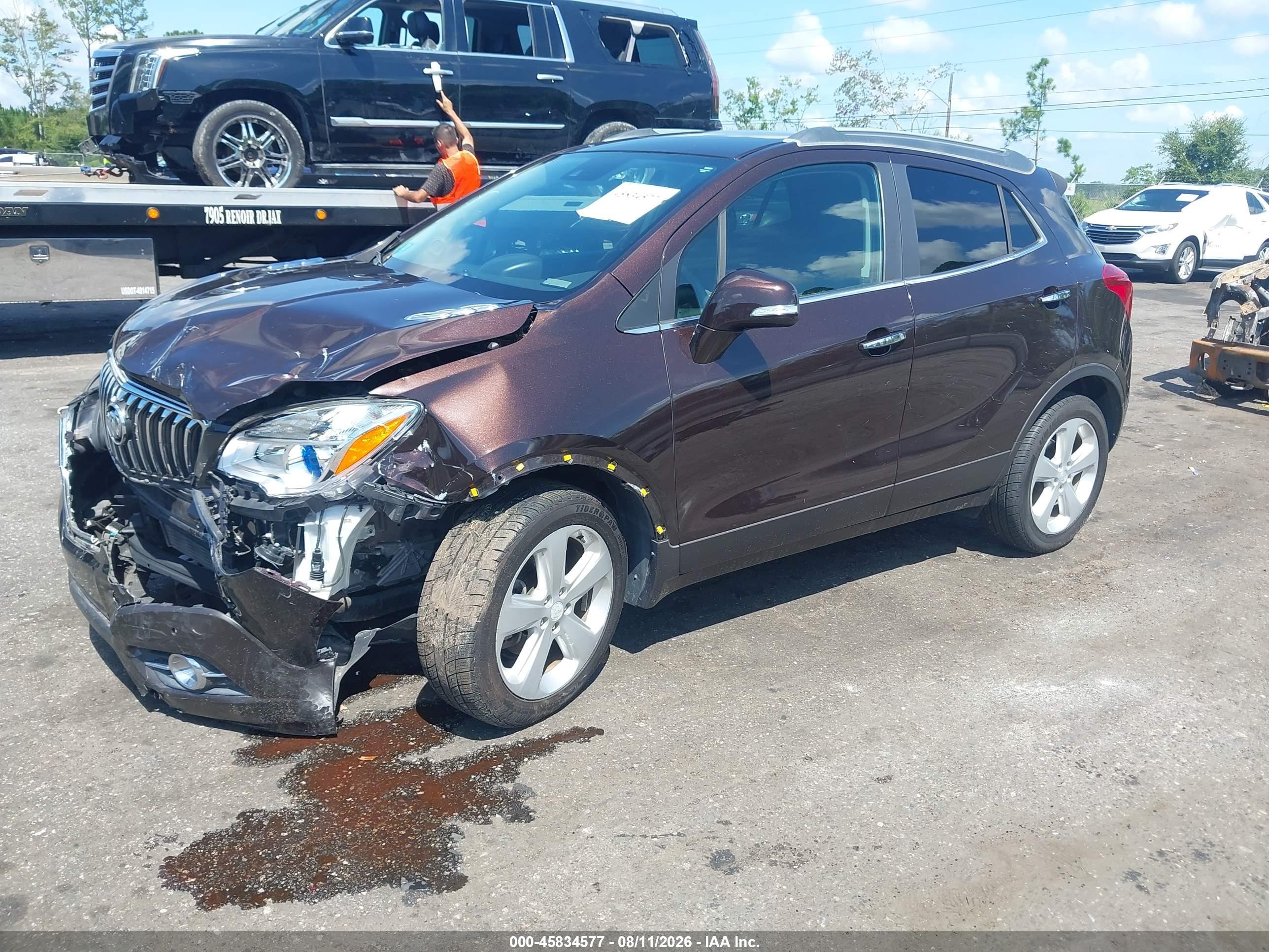 2015 Buick Encore Premium Brown vin: KL4CJDSB5FB195262