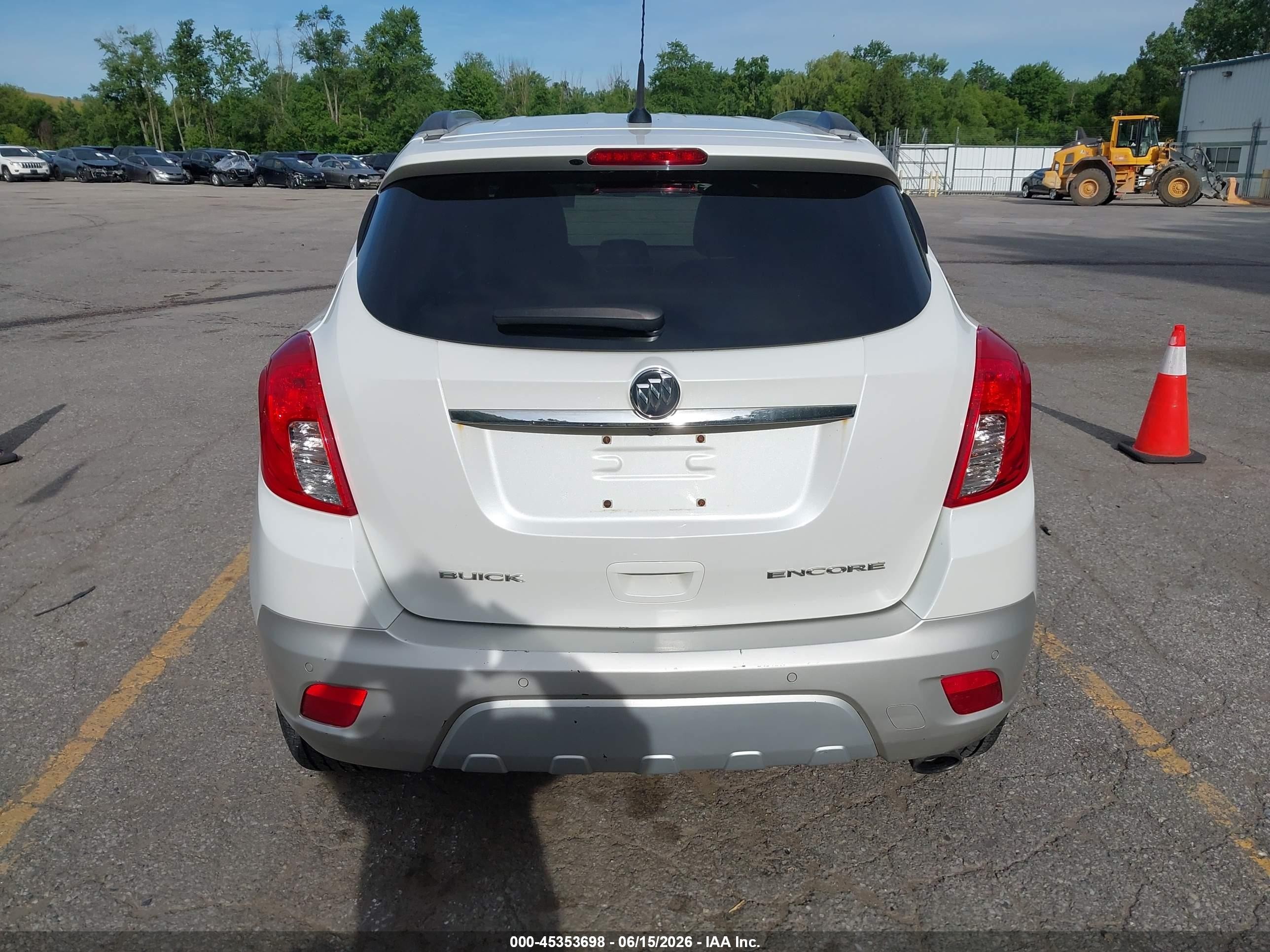 2013 Buick Encore Premium Белый vin: KL4CJDSB6DB095233
