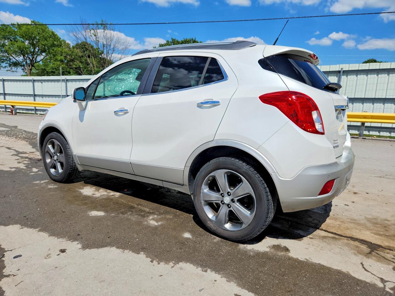 2014 Buick Encore Premium White vin: KL4CJDSB6EB555010