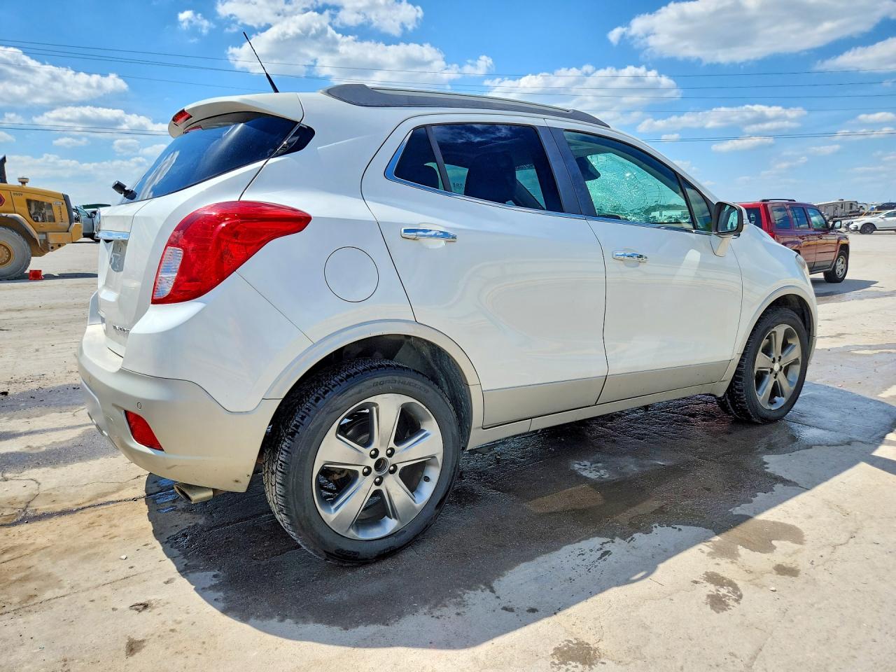 2014 Buick Encore Premium White vin: KL4CJDSB6EB555010