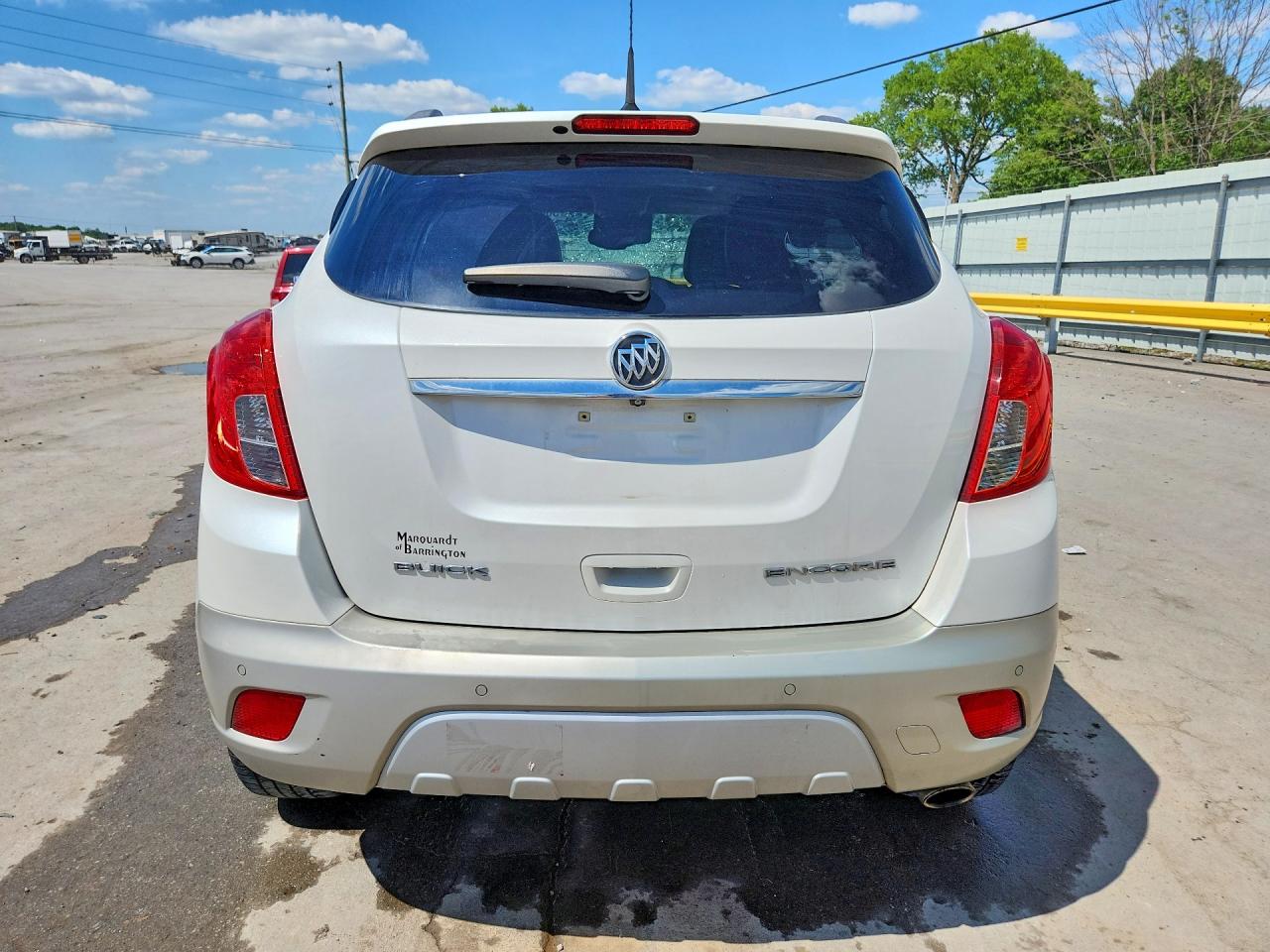 2014 Buick Encore Premium White vin: KL4CJDSB6EB555010