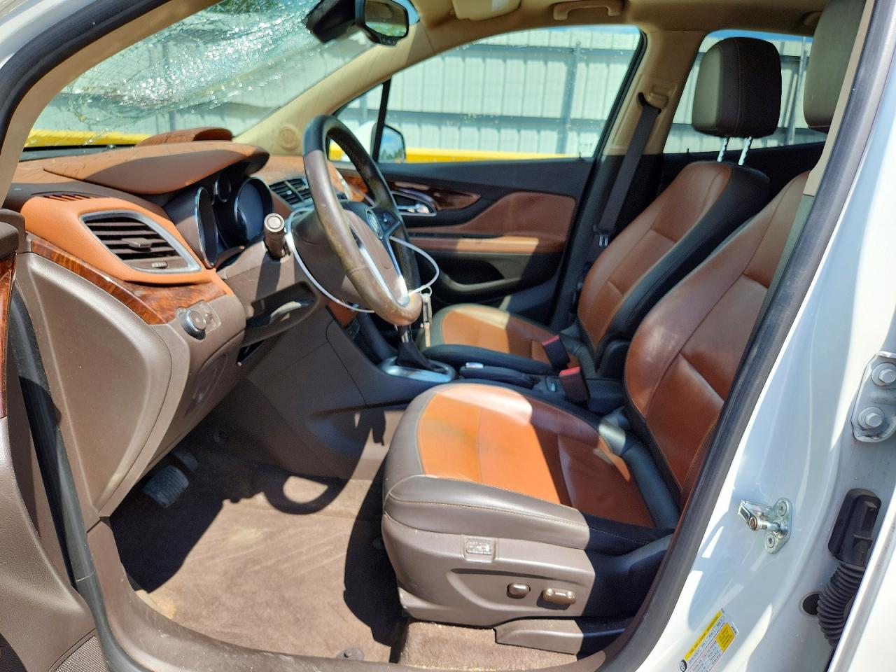 2014 Buick Encore Premium White vin: KL4CJDSB6EB555010