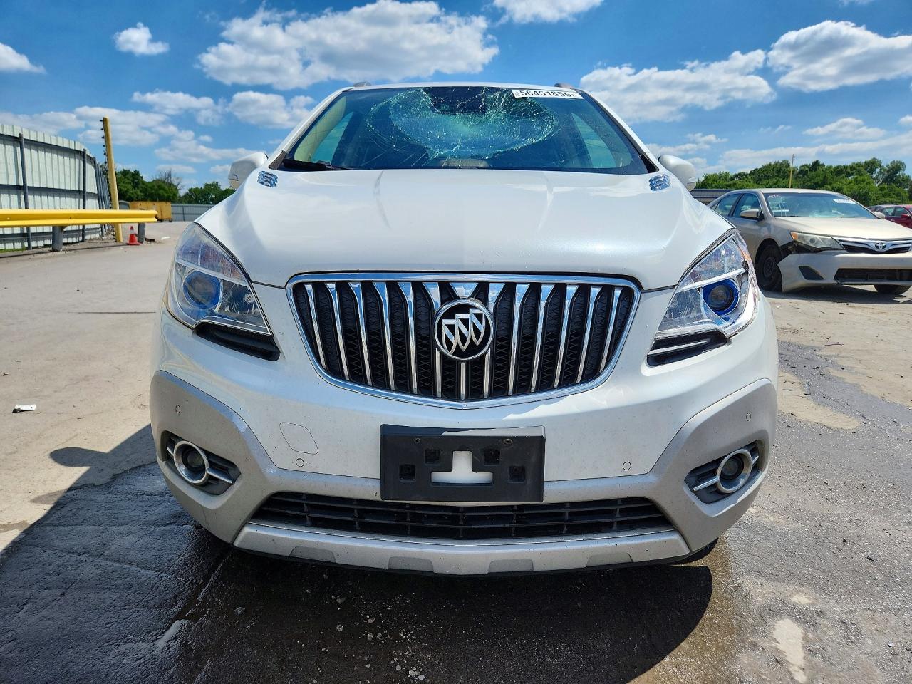 2014 Buick Encore Premium White vin: KL4CJDSB6EB555010