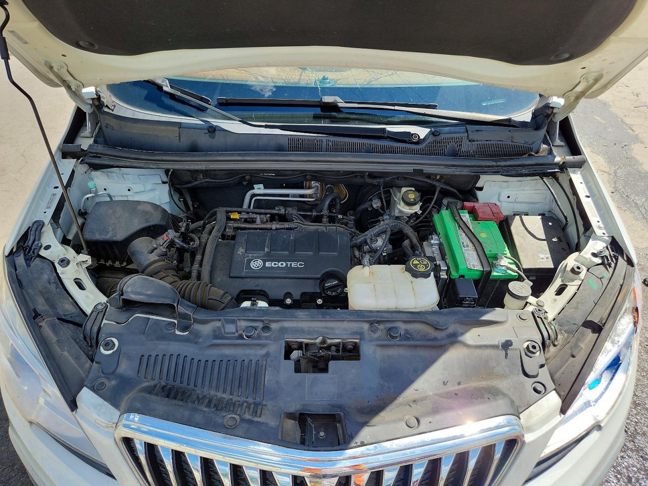 2014 Buick Encore Premium White vin: KL4CJDSB6EB555010