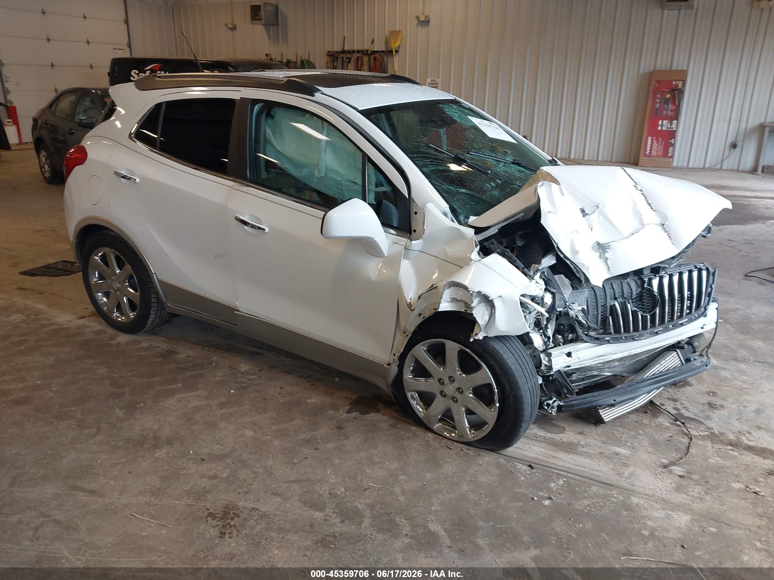 2013 Buick Encore Premium White vin: KL4CJDSB7DB077033
