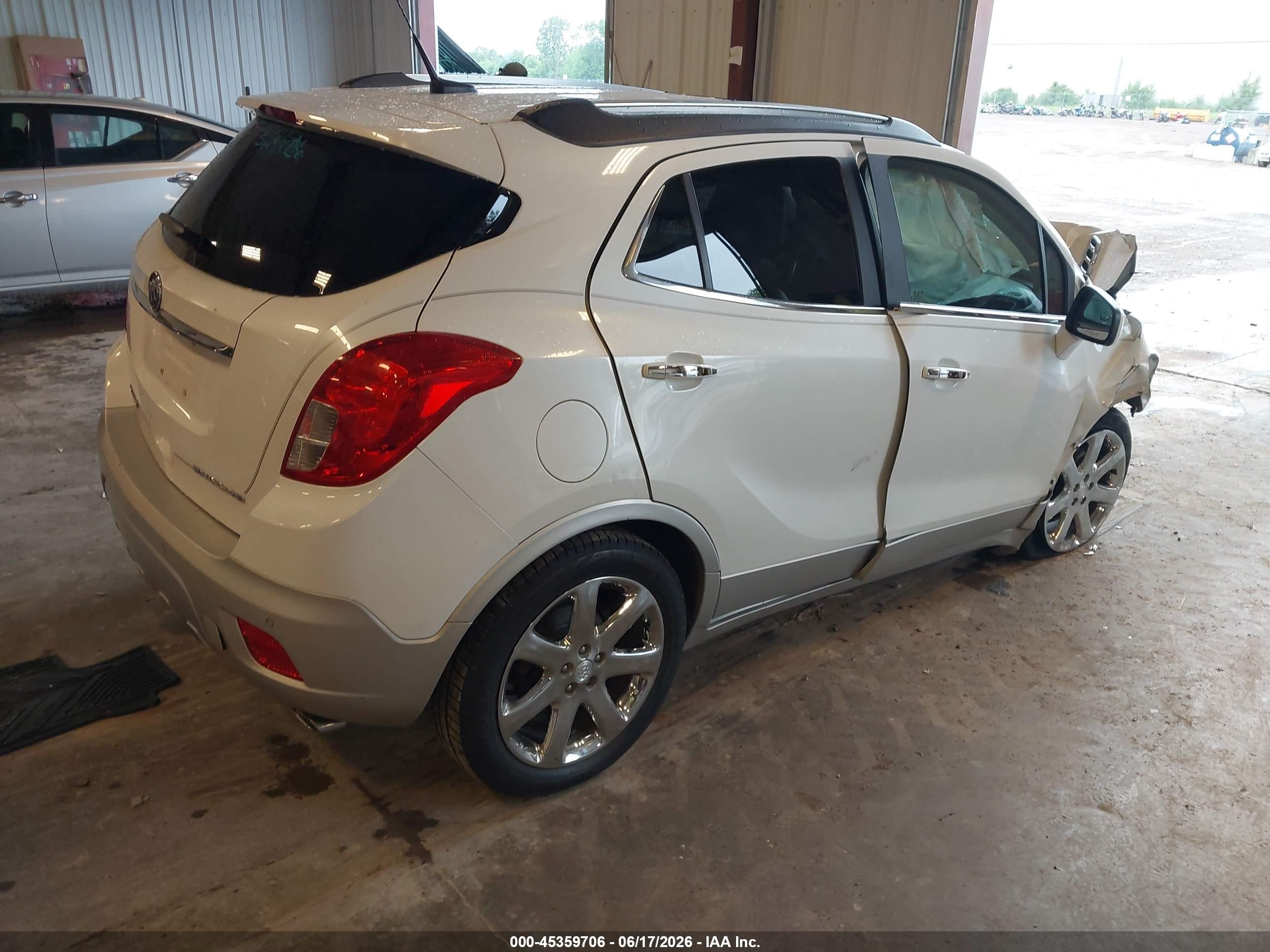 2013 Buick Encore Premium White vin: KL4CJDSB7DB077033