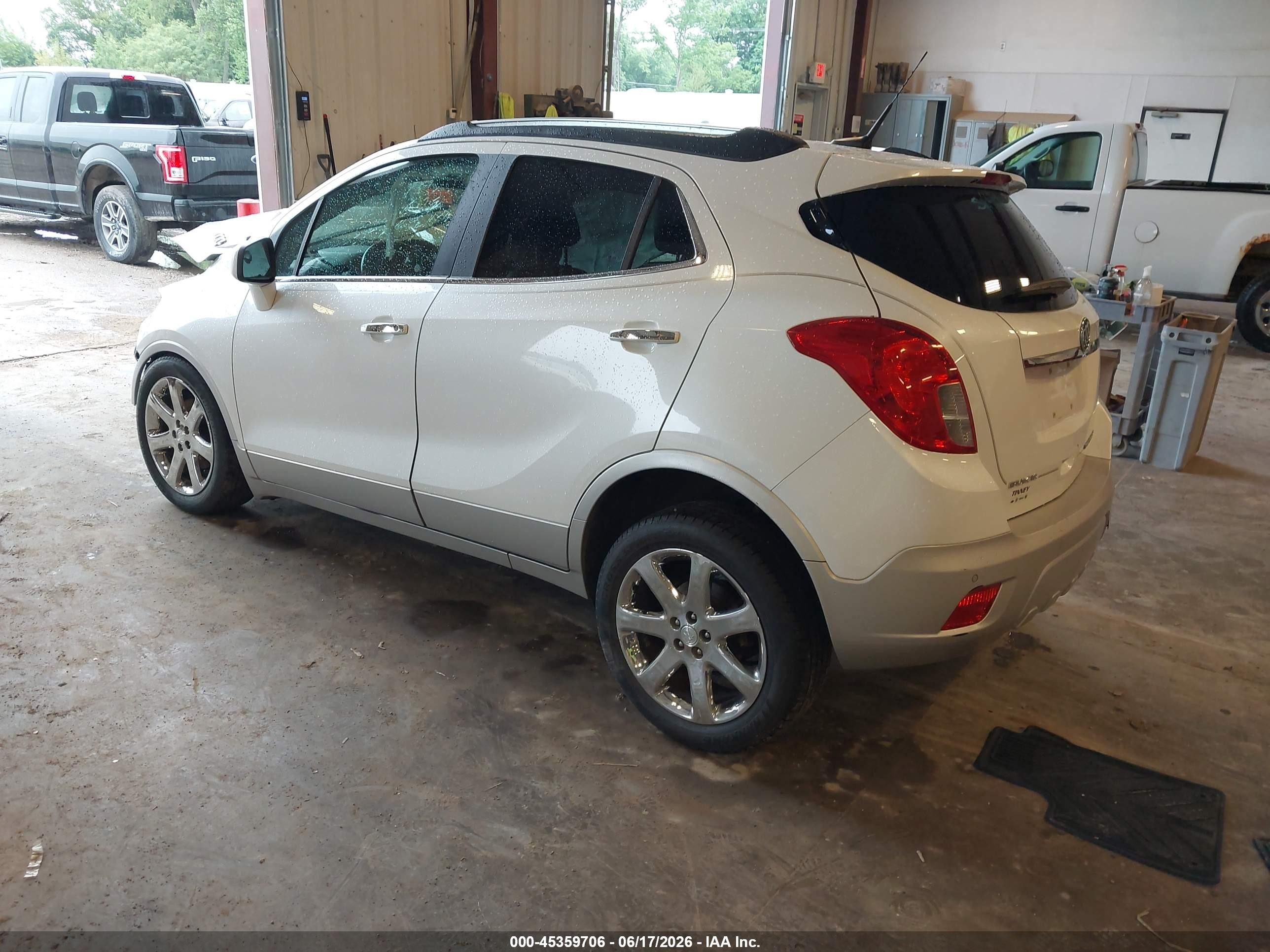 2013 Buick Encore Premium White vin: KL4CJDSB7DB077033
