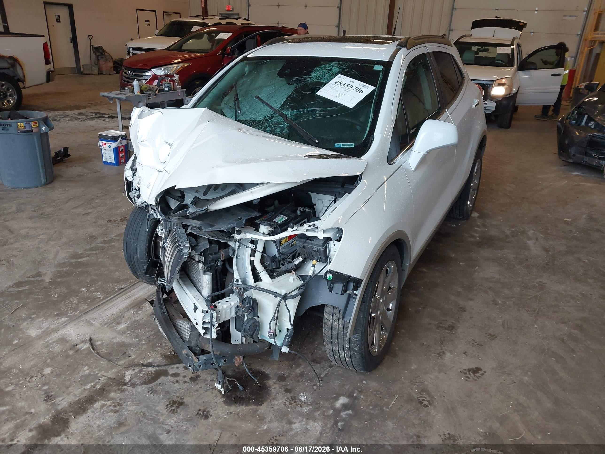 2013 Buick Encore Premium White vin: KL4CJDSB7DB077033