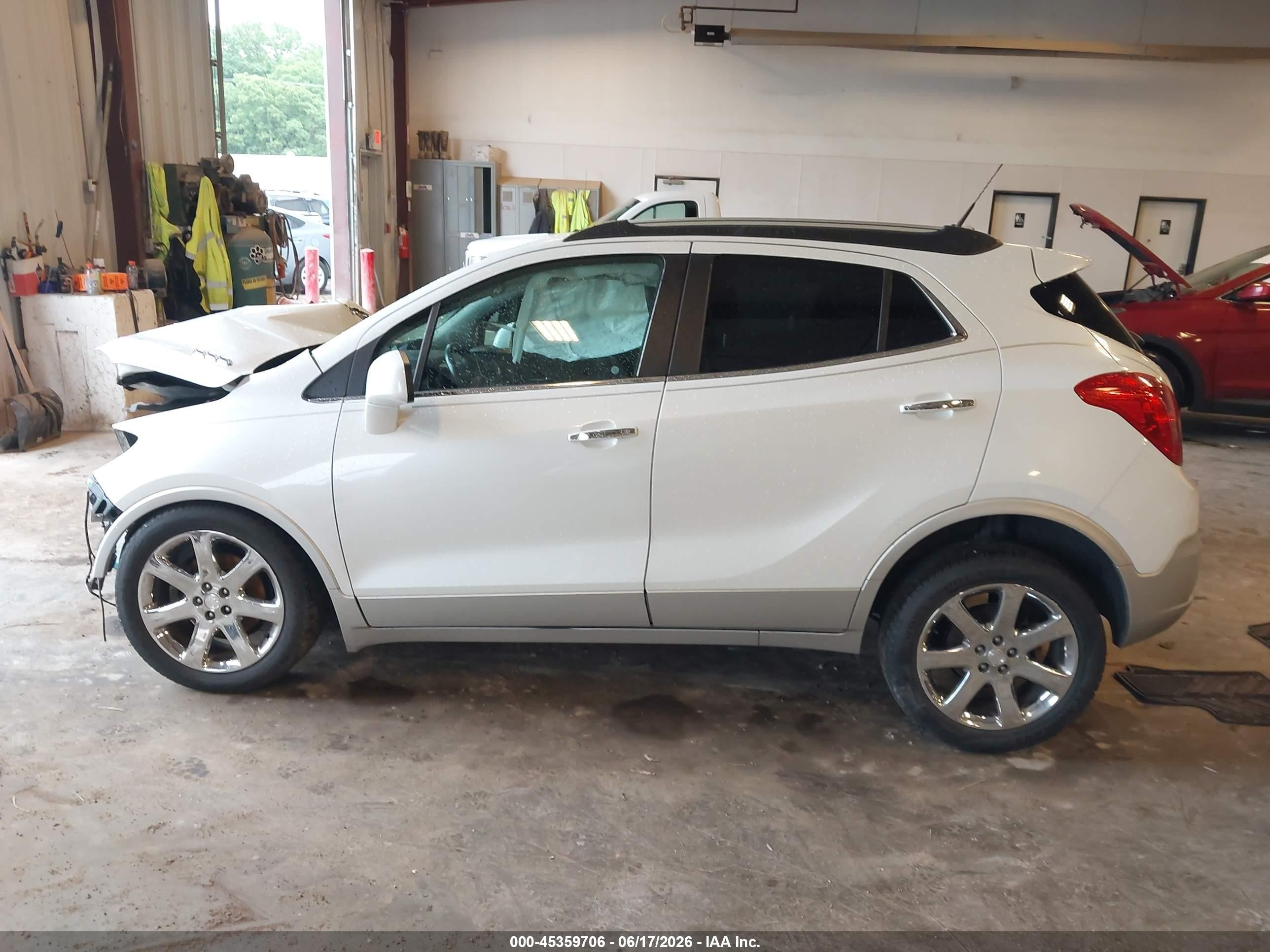 2013 Buick Encore Premium White vin: KL4CJDSB7DB077033